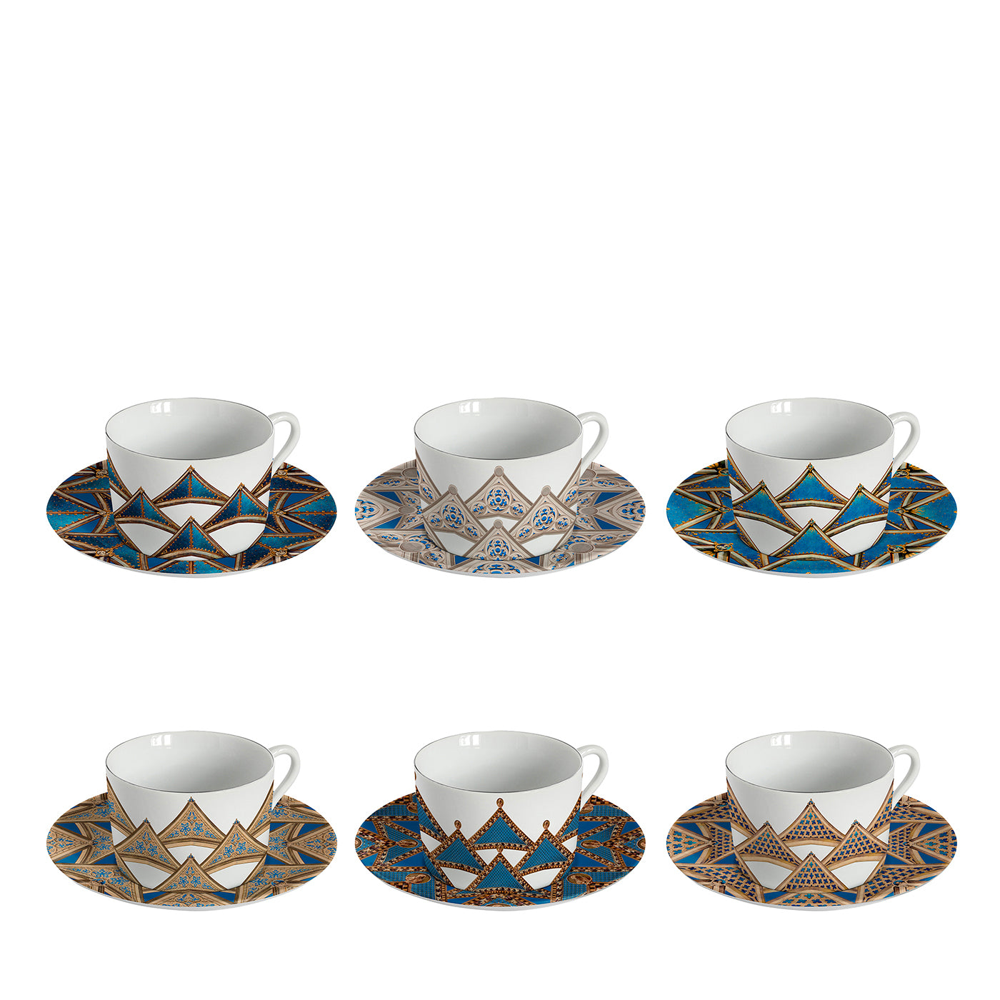 Set di 6 tazze da tè Le volte celesti - Vista principale