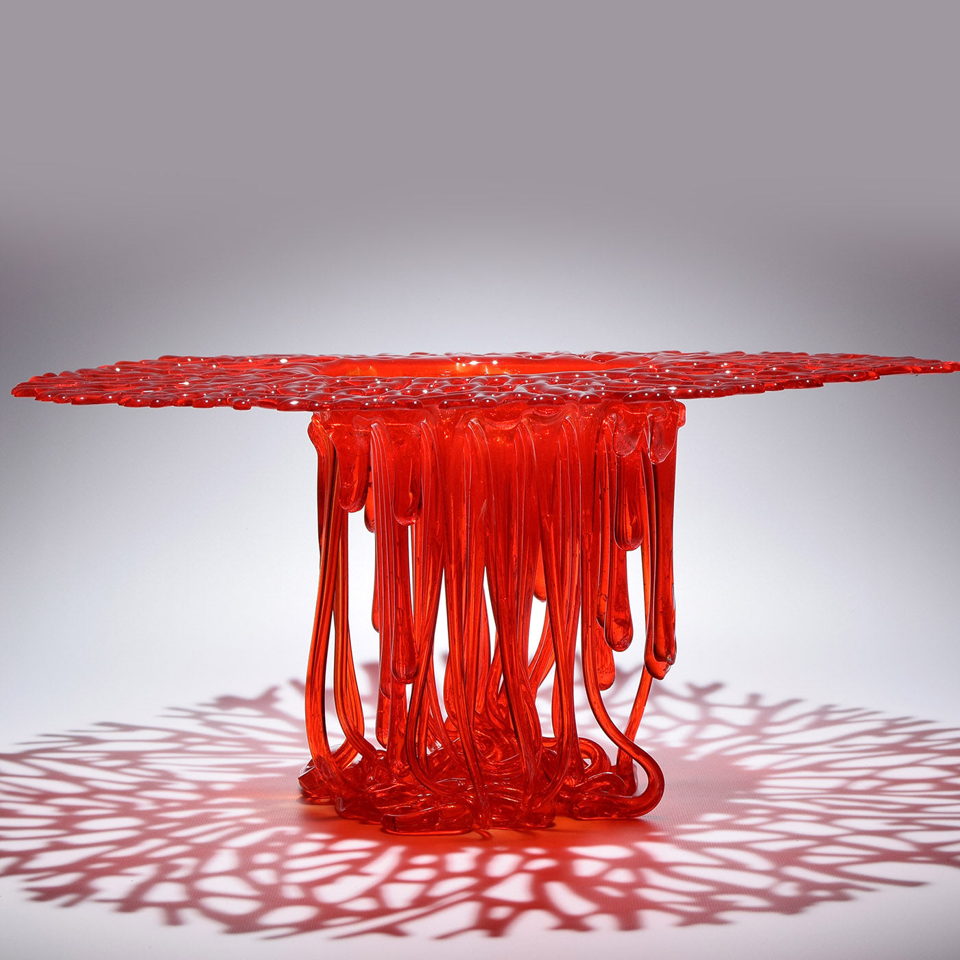 Red Coral Murano Glass Sculptural Centerpiece - Alternative view 3