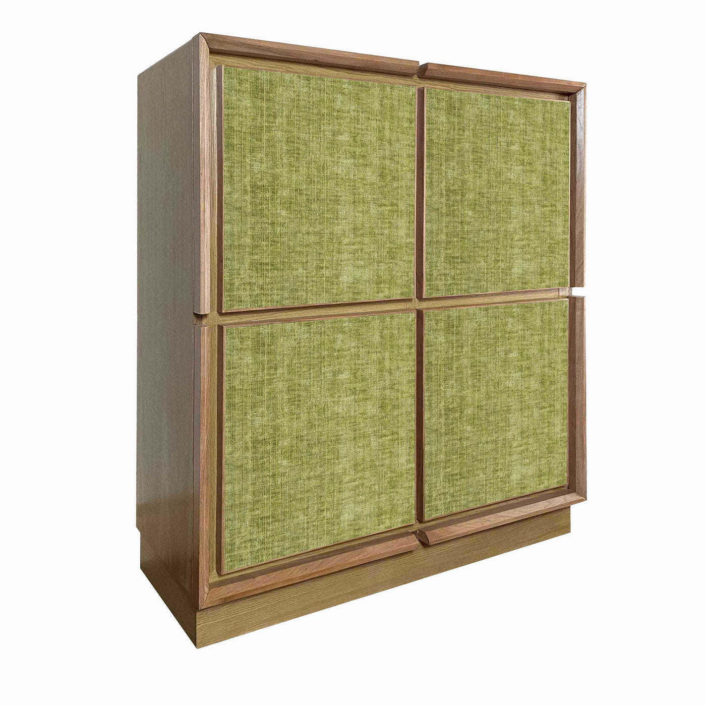 Light-Green Velvet 4-Door Sideboard by Mascia Meccani - Alternative view 3