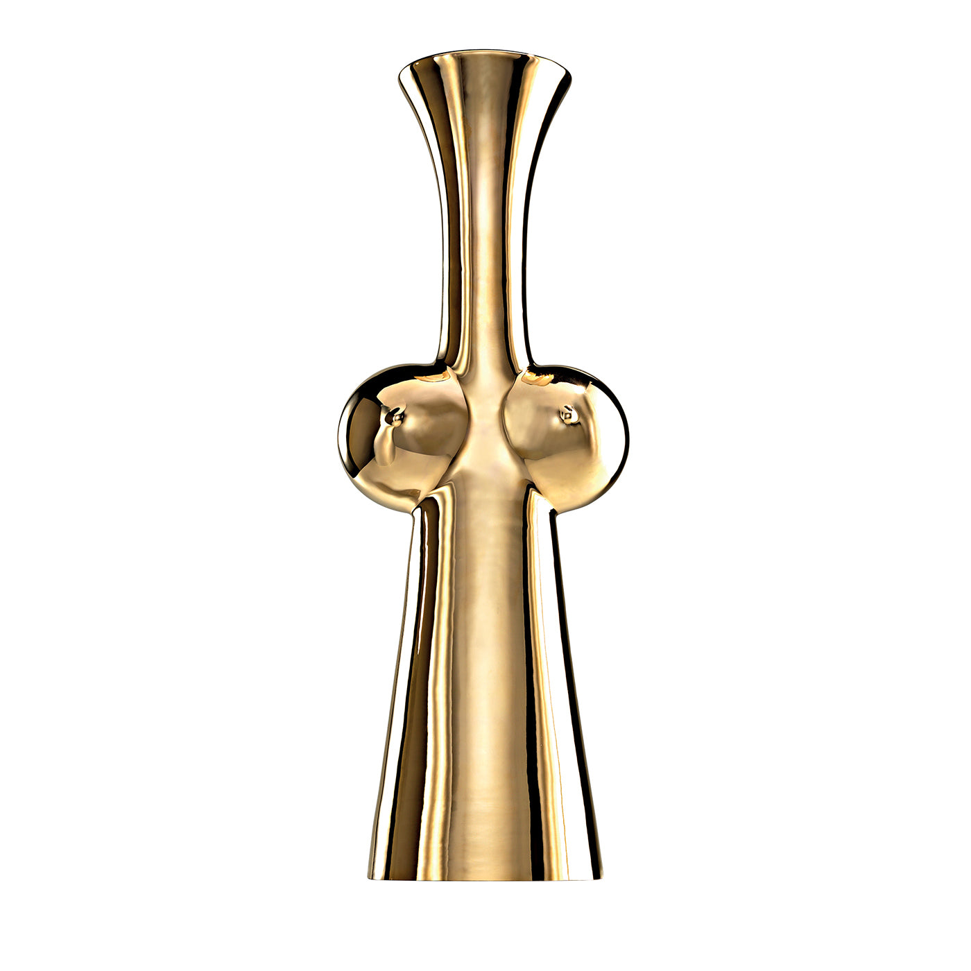 Venere Gold Glaze Vase by Ambrogio Pozzi - Main view
