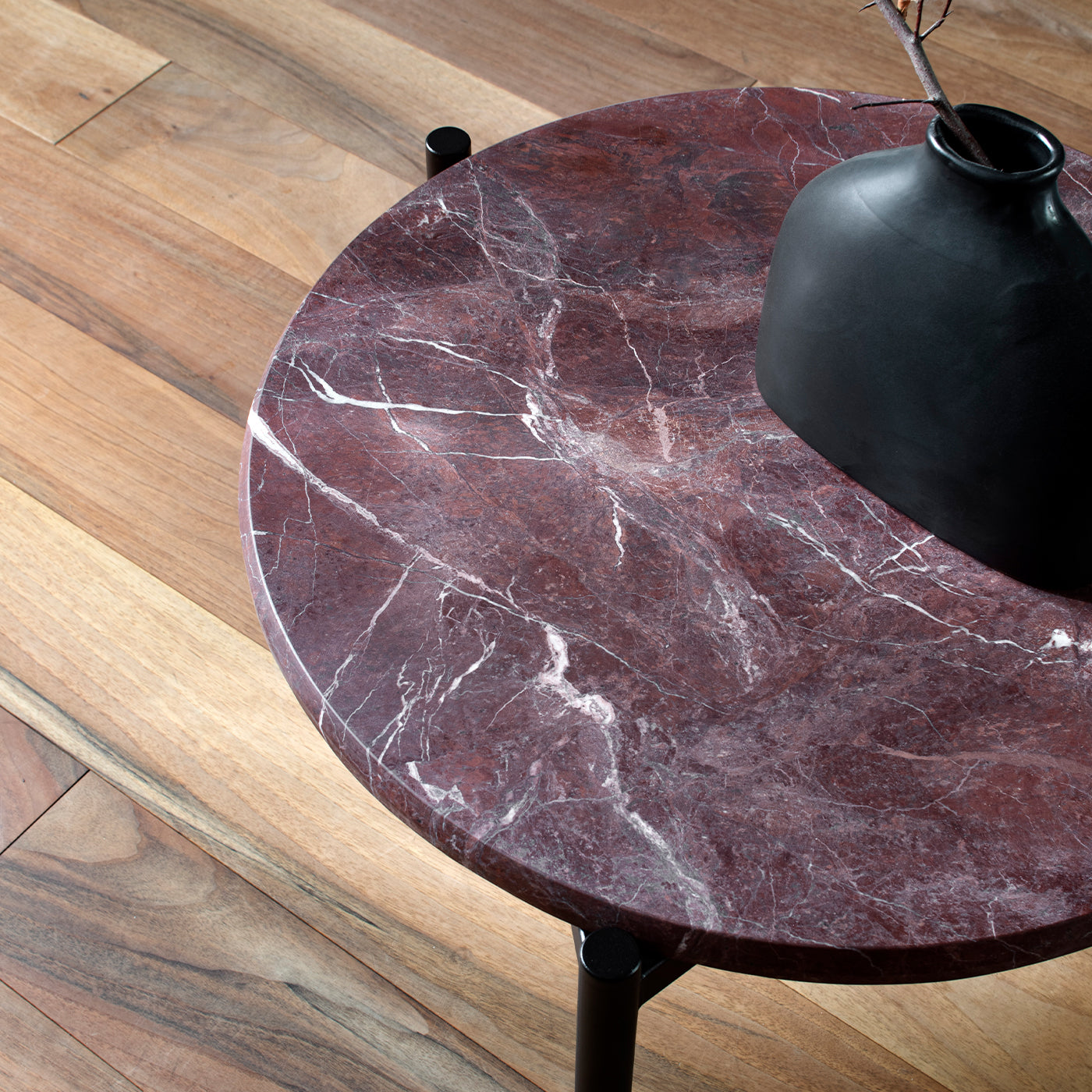 Tavolino in marmo diaspro rosso Blade - Vista alternativa 1