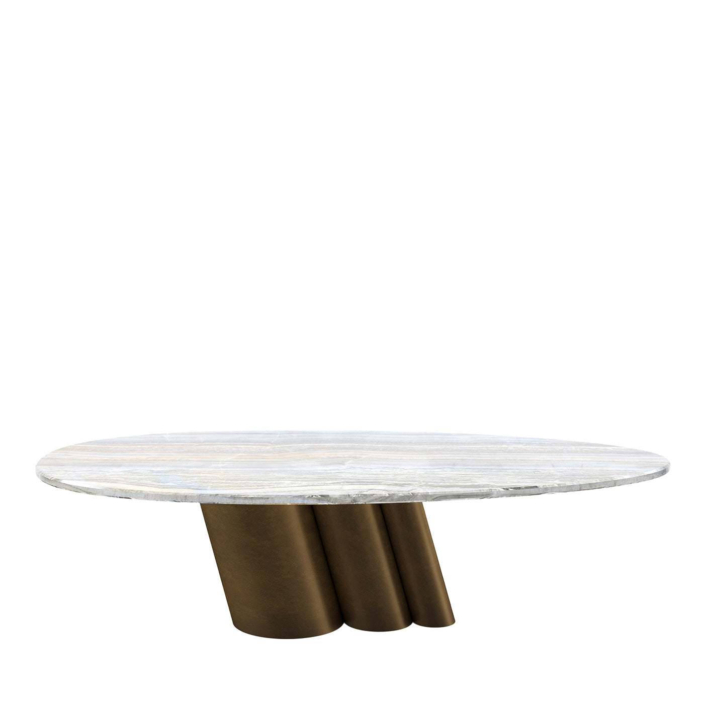 Table basse en marbre Cloe Onice Velluto par Paolo Ciacci - Vue principale
