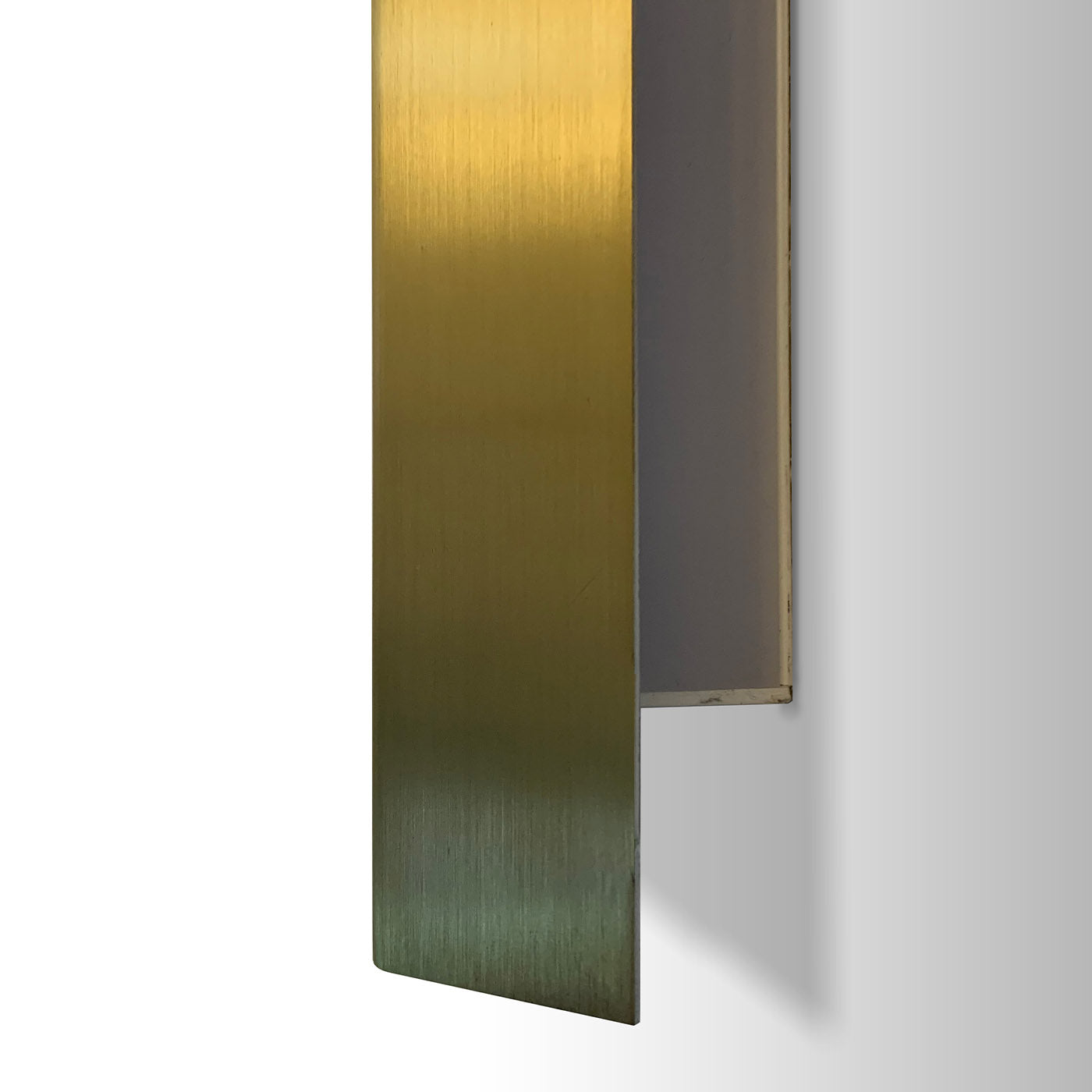 Brushed Brass-Finished Aluminum Wall Lamp - Alternative view 1