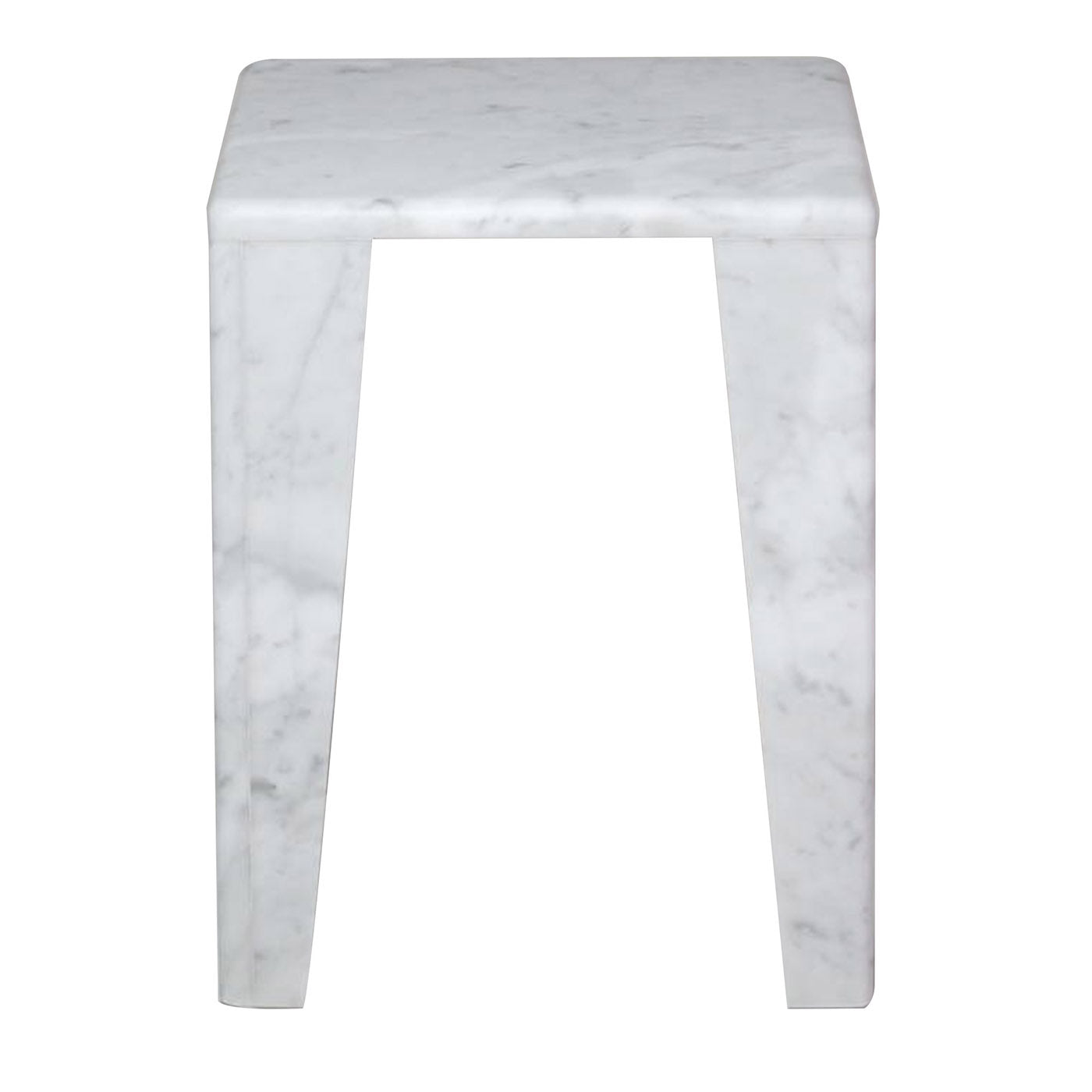 ChunkY01 Carrara Marble Side Table - Main view