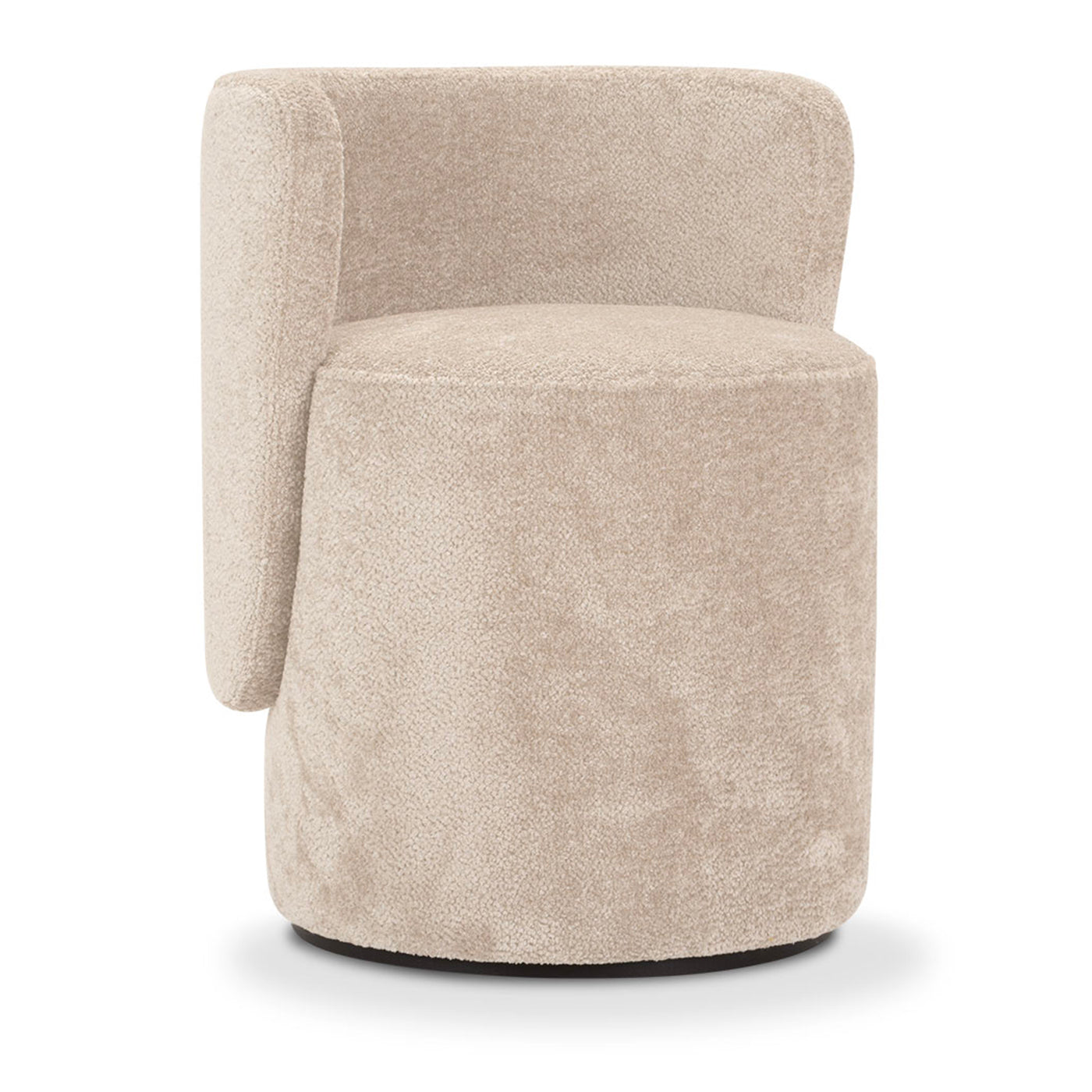 Boll Cylindrical Beige Textile Lounge Chair by Simone Micheli - Alternative view 1