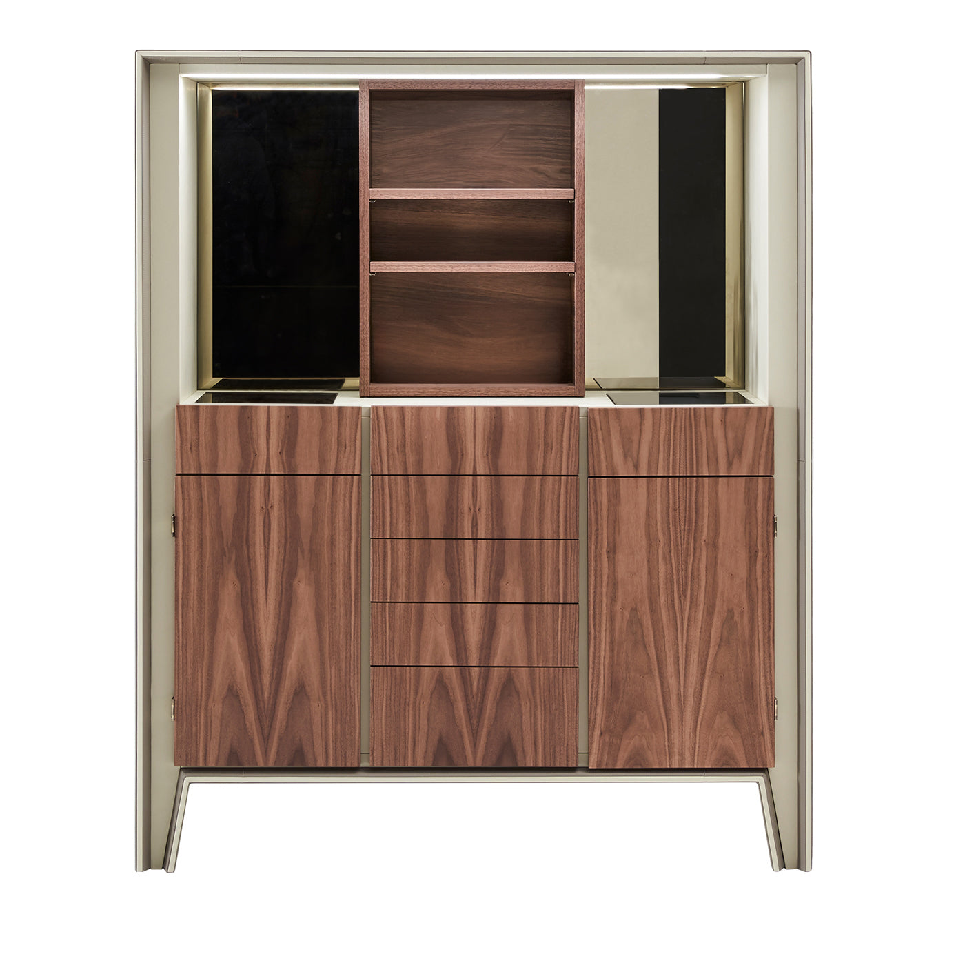 Arsenale Beige Leather Cupboard - Main view