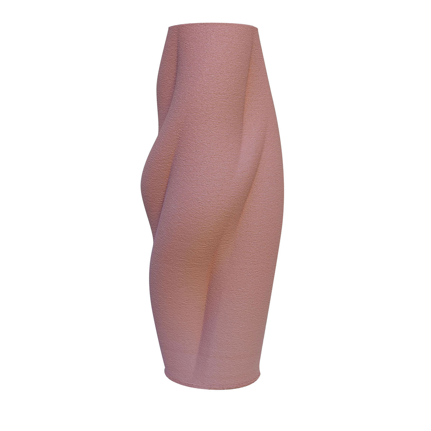 Jarrón de cerámica rosa hembra - Vista principal