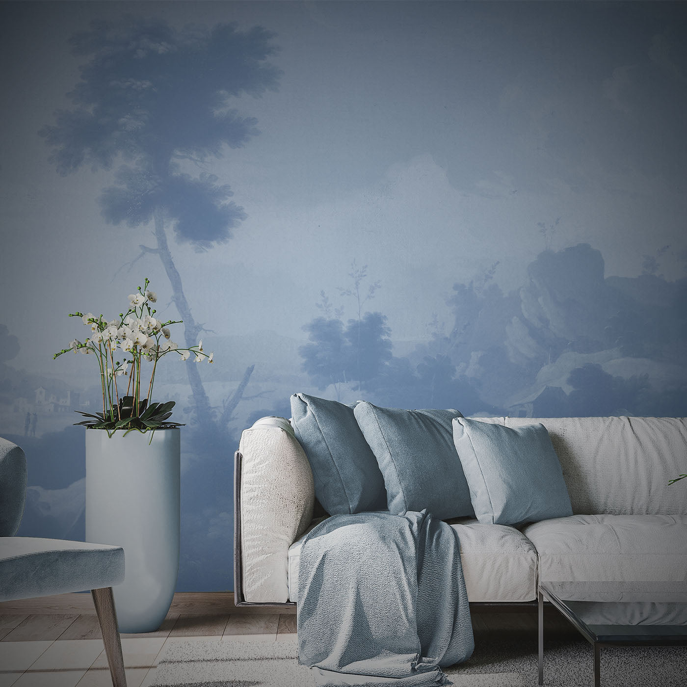Papier peint Paesaggio 1 Blue Timeless 23 - Vue alternative 3