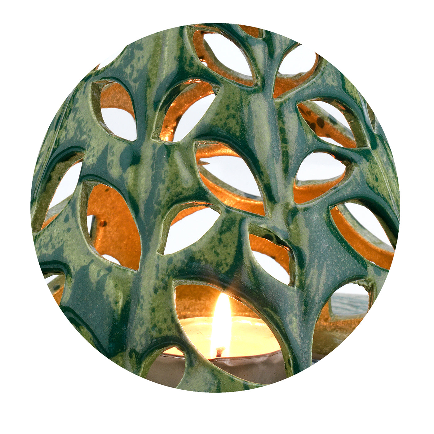 Never_The_Same sage green Candle Holder - Alternative view 1