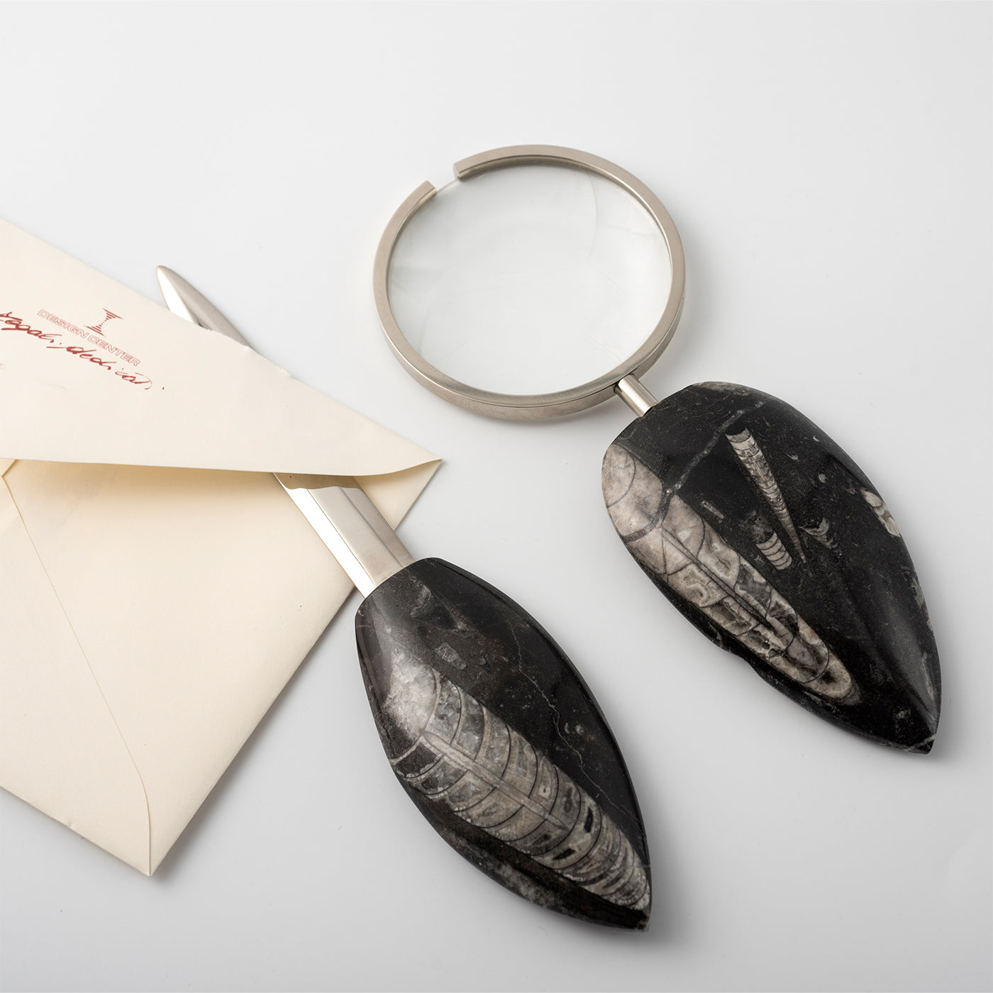 Fossiline Set of Paper Knife & Magnifying Glass by Nino Basso #3 - Alternative view 1