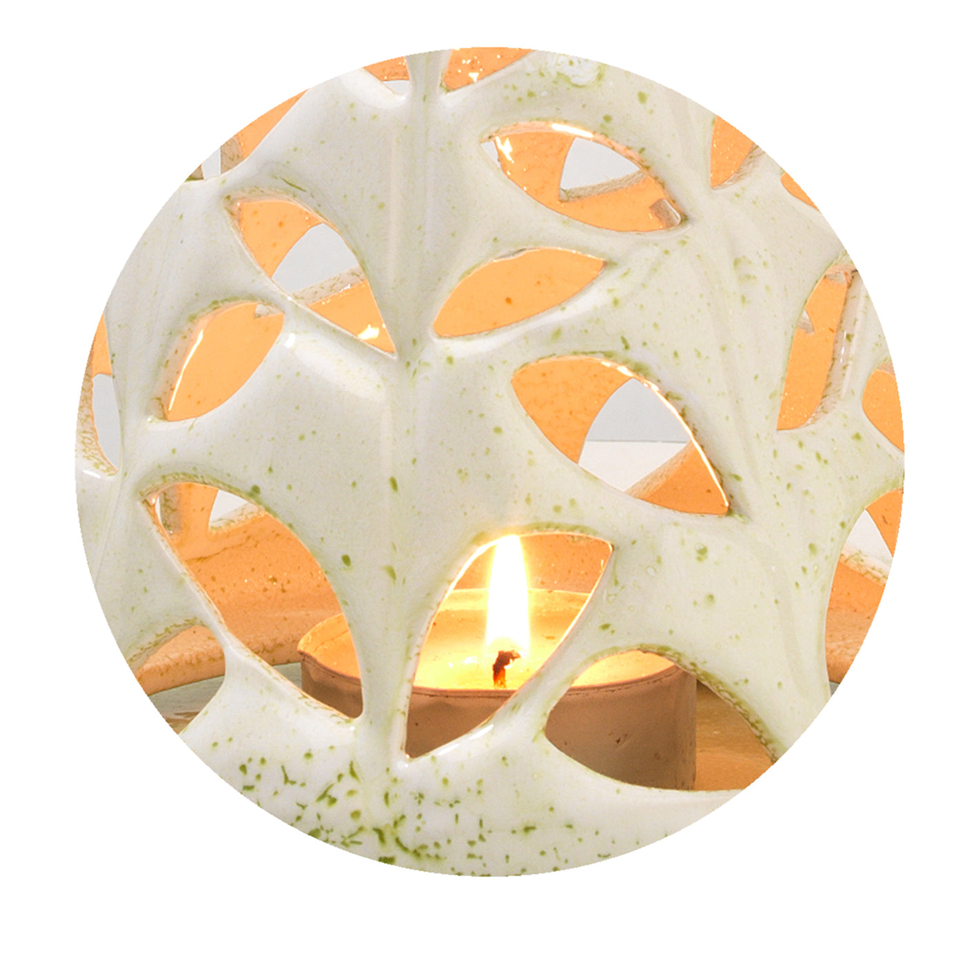 Never_The_Same cream Candle Holder - Alternative view 1