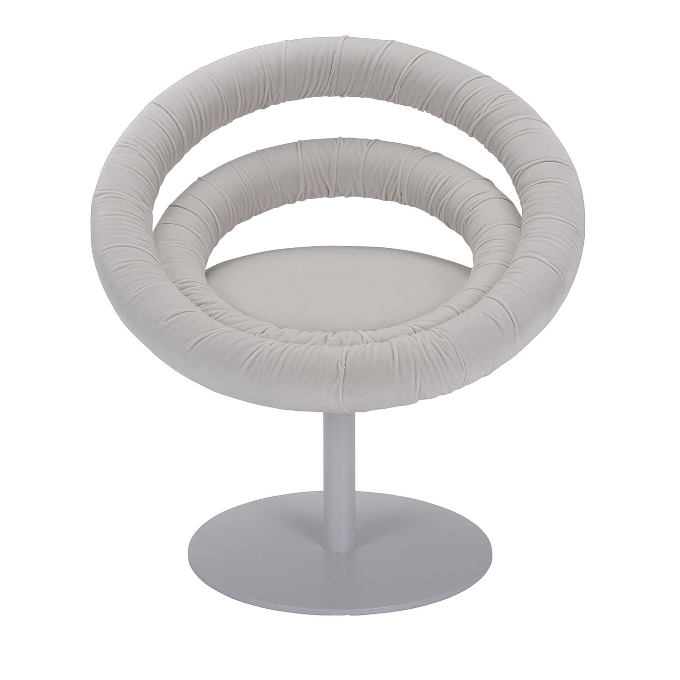 Circle Light-Grey Chair By Roberto Giacomucci & Nicola Cerasa - Main view