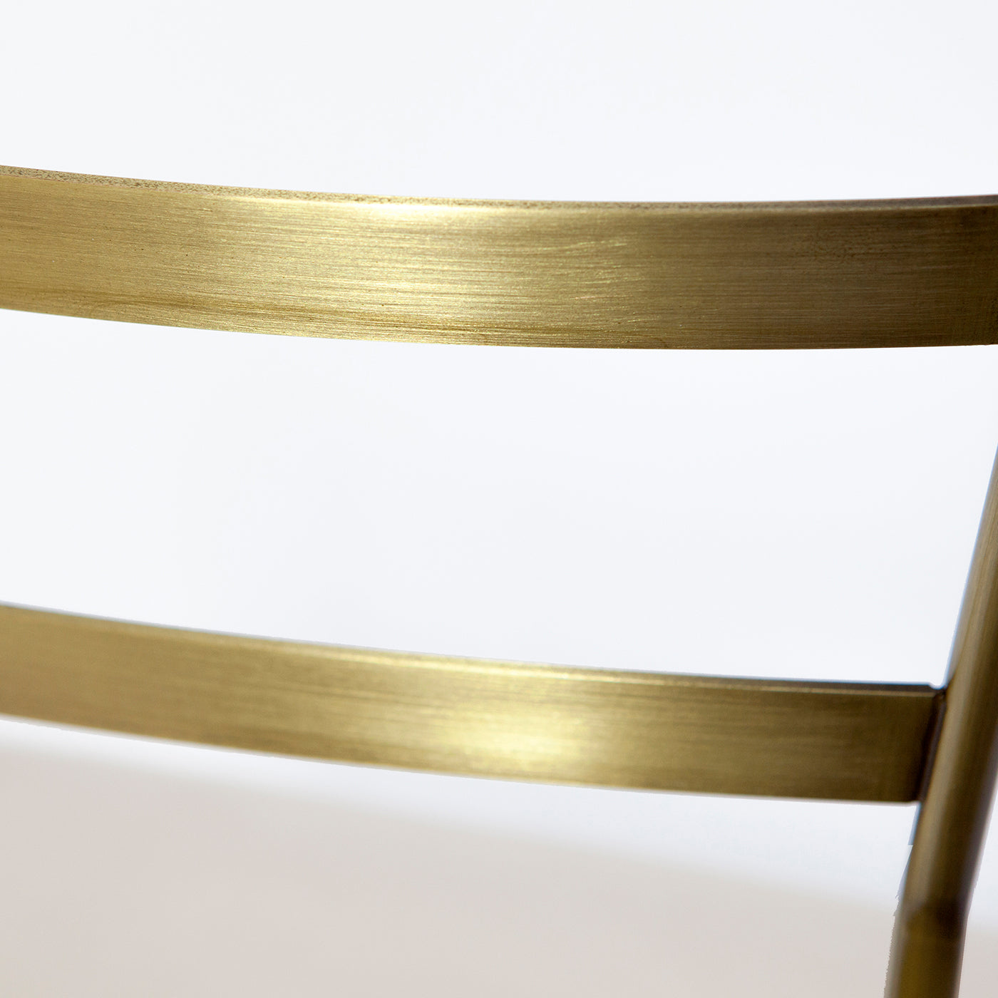 Set of 2 Pontina Satin Brass Beige Chair - Alternative view 2