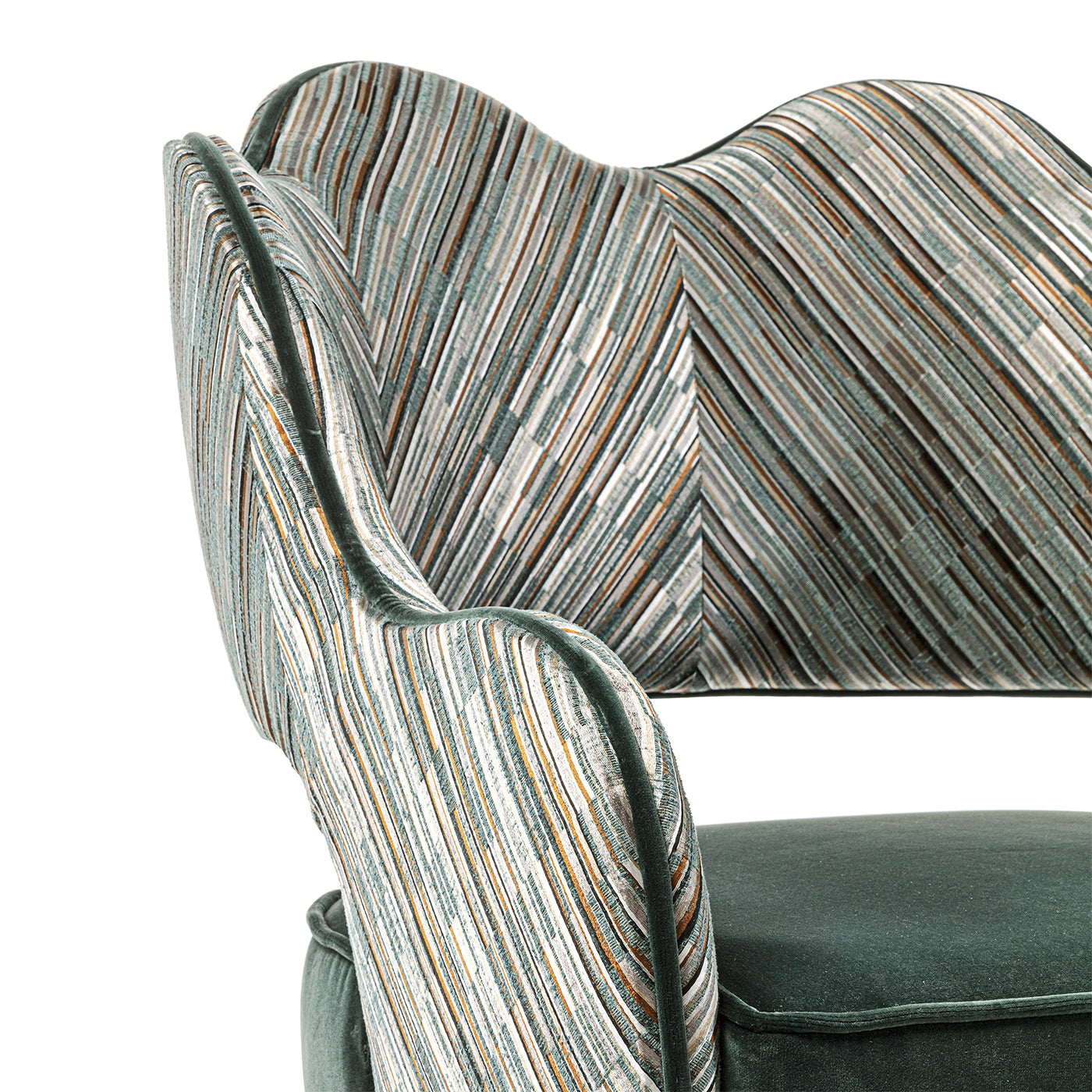 Saint German Green Velvet Chair - Alternative view 2