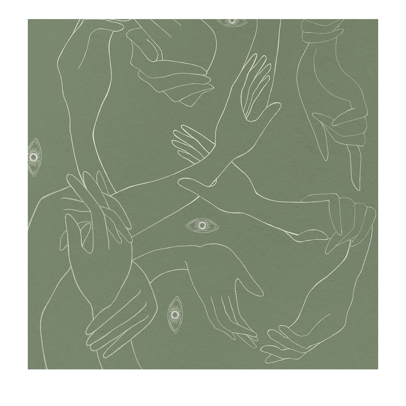 Uno, Nessuno Verde Salvia Wallpaper - Main view