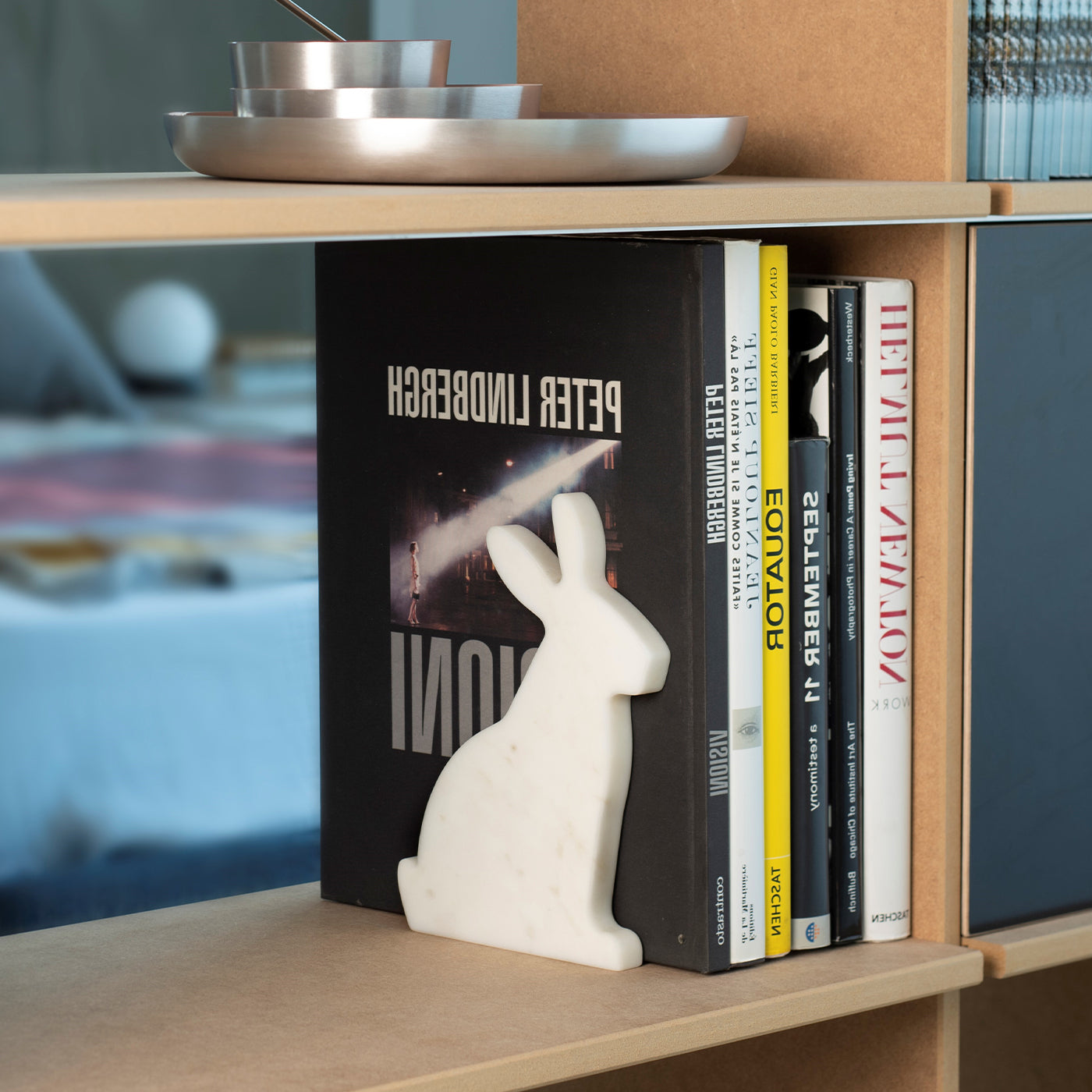 Bunny 2er-Set weißer Carrara-Buchstützen von Alessandra Grasso - Alternative Ansicht 4