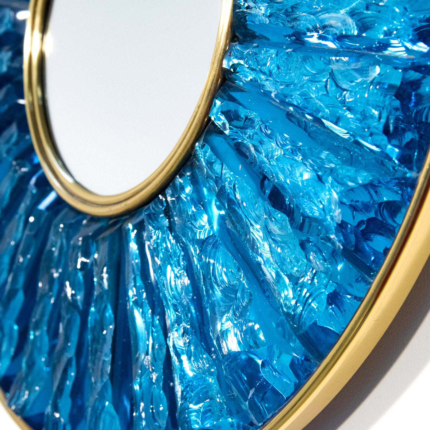 Mini Martelè Blue Crystal Mirror - Alternative view 5