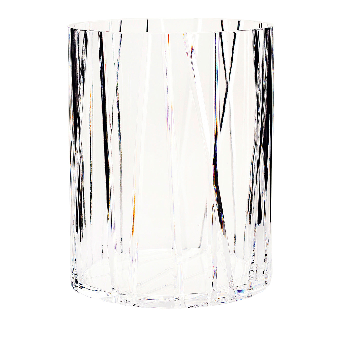 Manhattan Transparent Big Glass Vase - Main view
