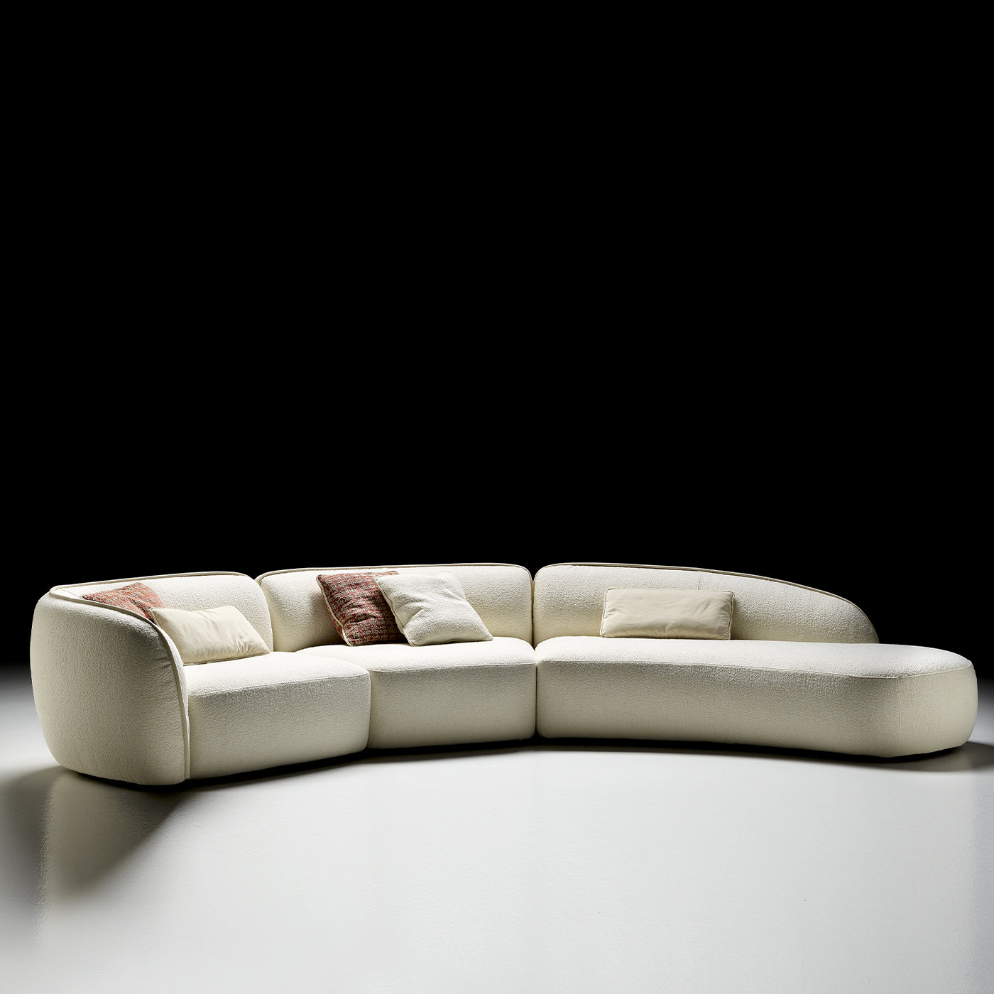 Erasmo White Sofa - Alternative view 1