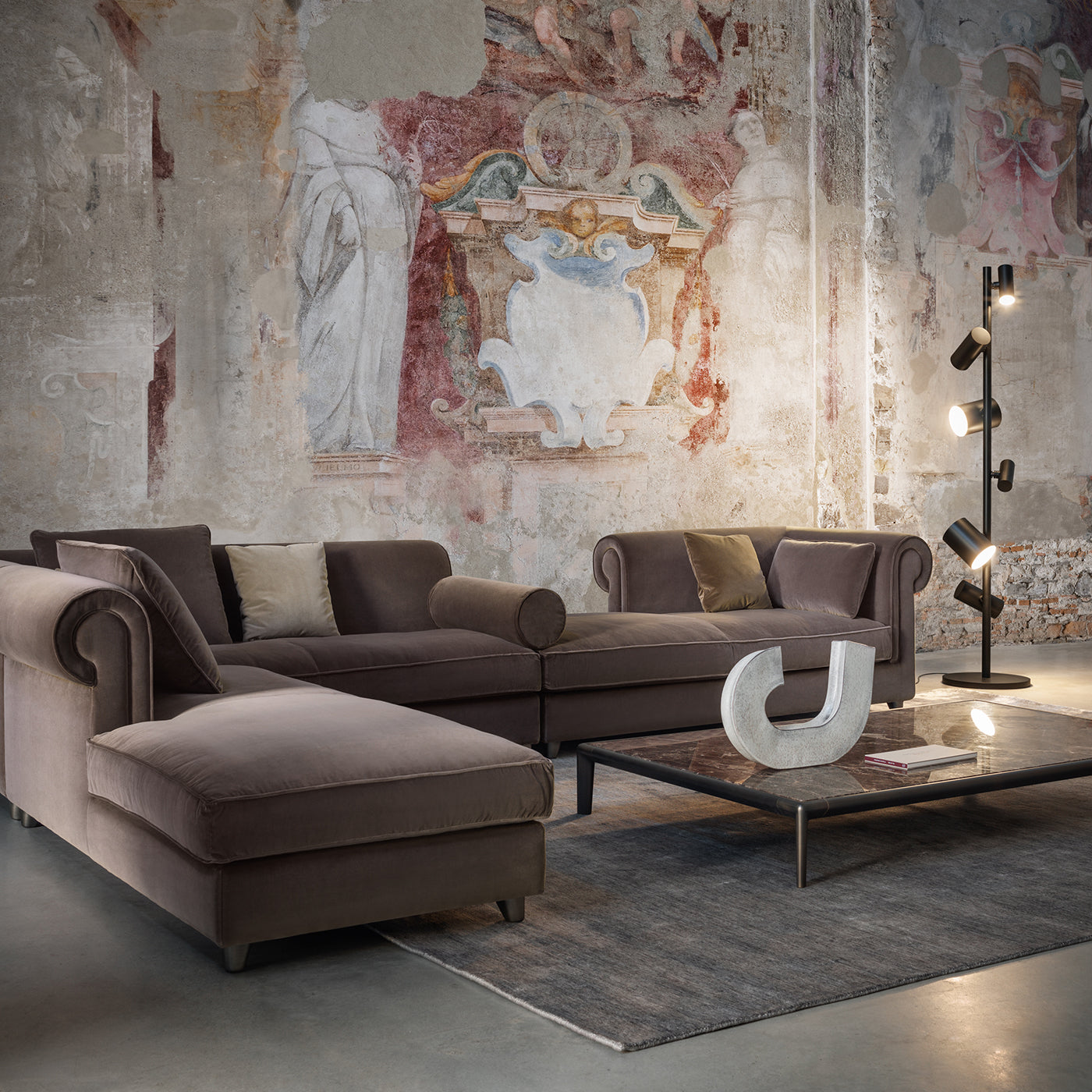 Portofino Gray Sofa by Stefano Giovannoni #1 - Alternative view 4