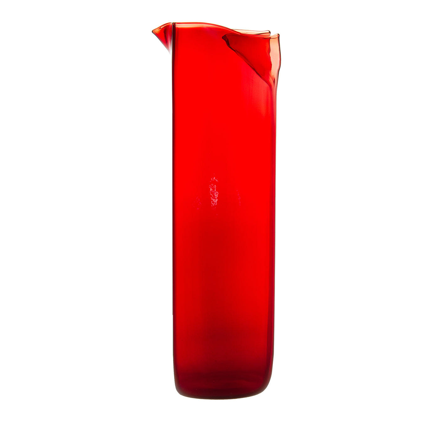 Pichet en verre rouge Bricco - Vue principale