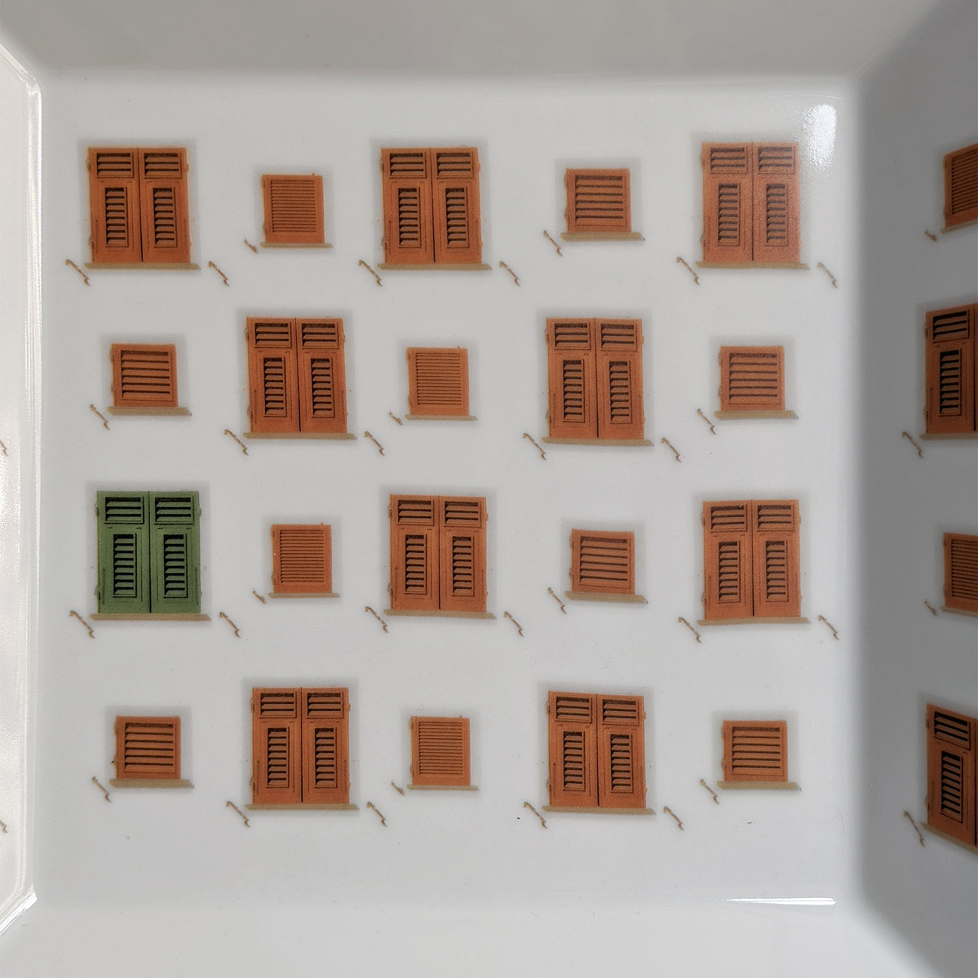 La Finestra Sul Cortile Kleine quadratische Porzellan-Videopoche #1 - Alternative Ansicht 2