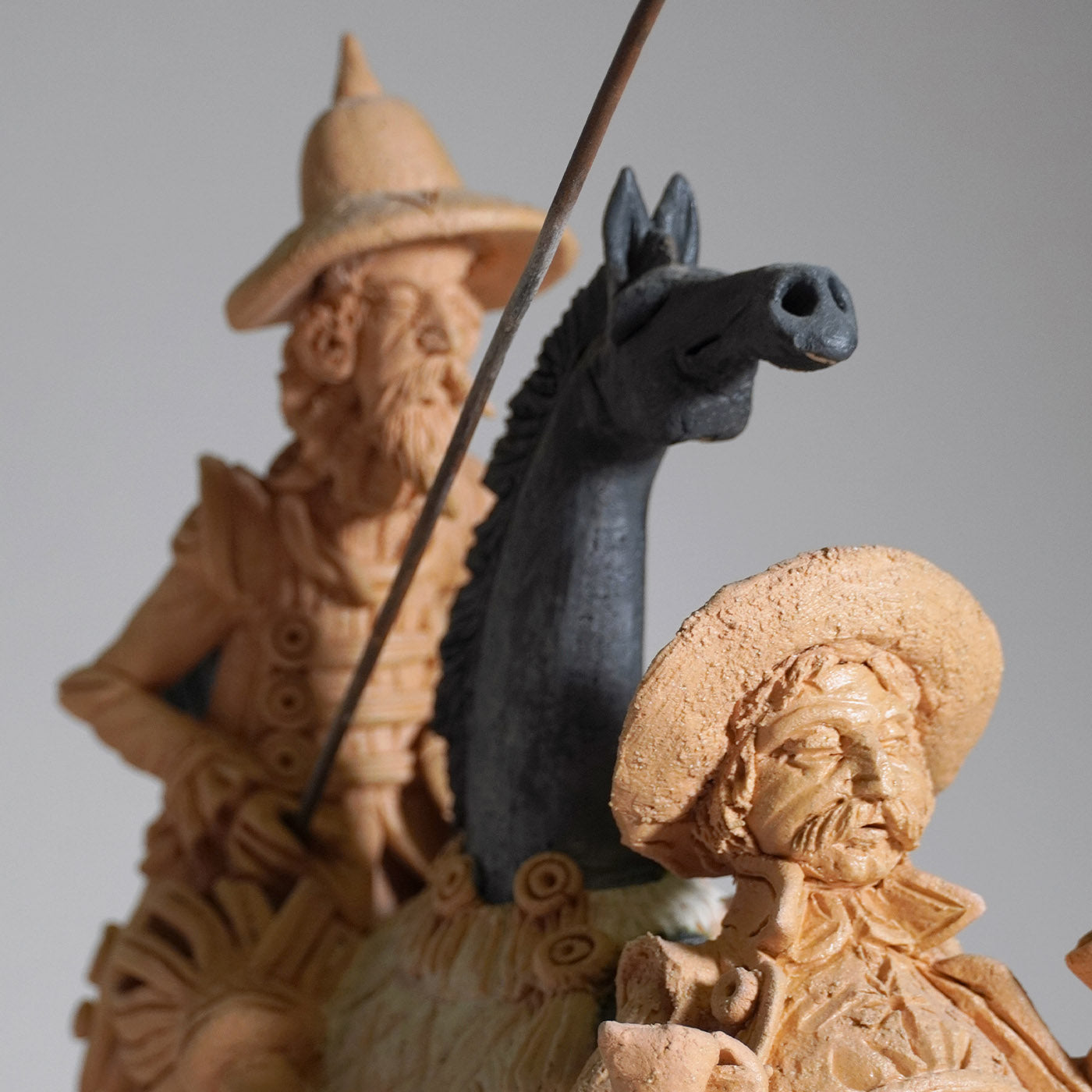 Don Quijote e Sancho Panza Sculpture by Diego Poloniato - Alternative view 1
