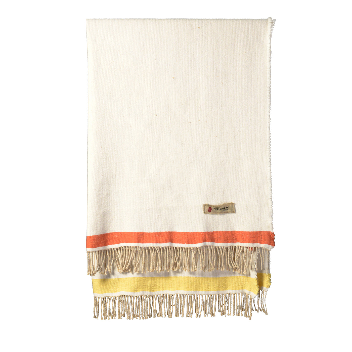 Antigua Fringed Polychrome Silk-Blend Blanket #2 - Main view