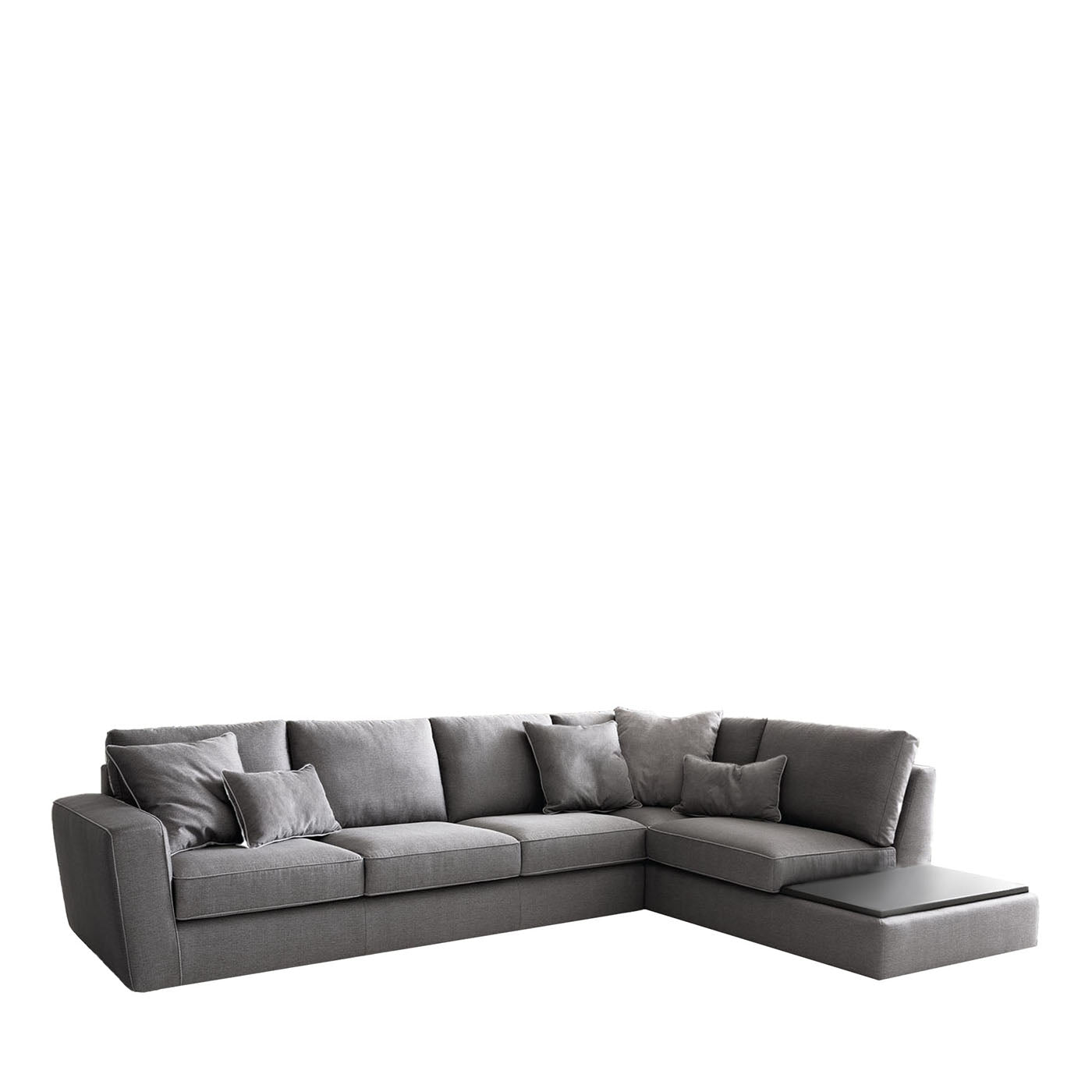 Merope Angular Gray Sofa - Main view