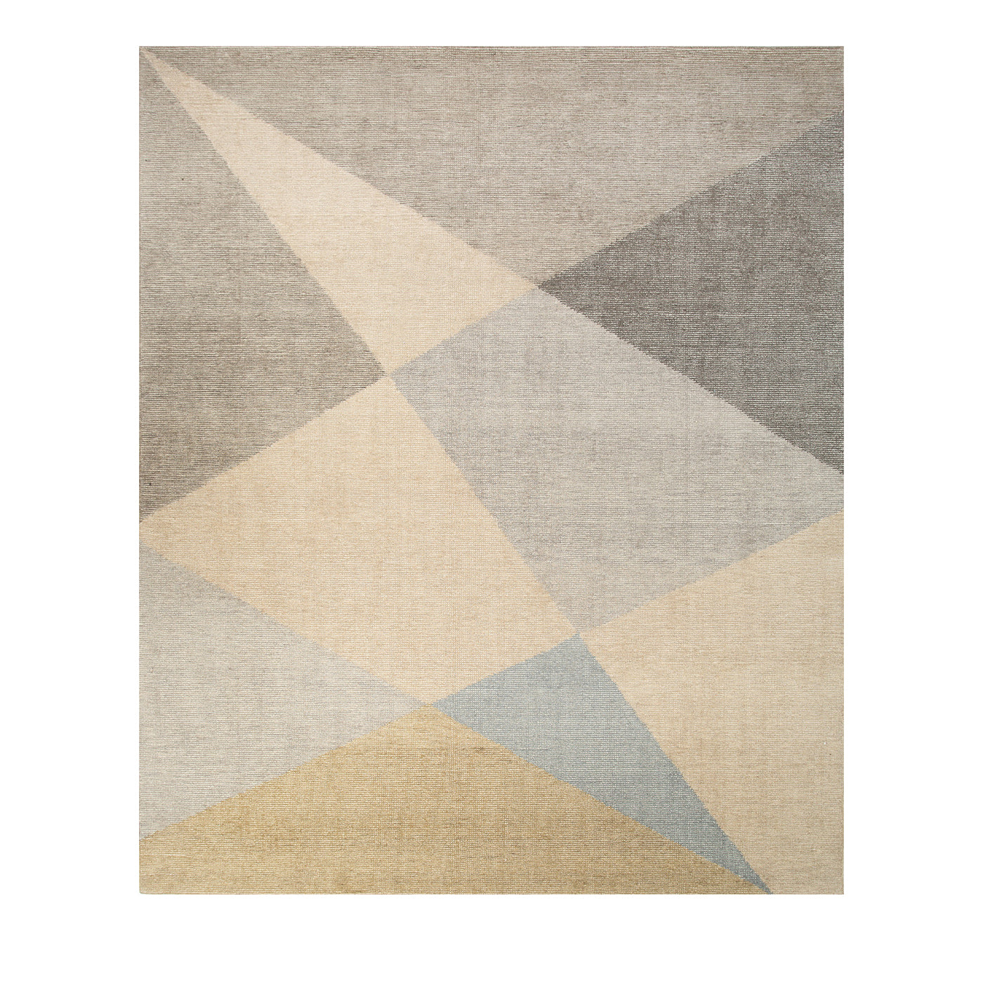 Stardust Weave Lead Gray & Stone Gray Hand Loom Rug - Main view