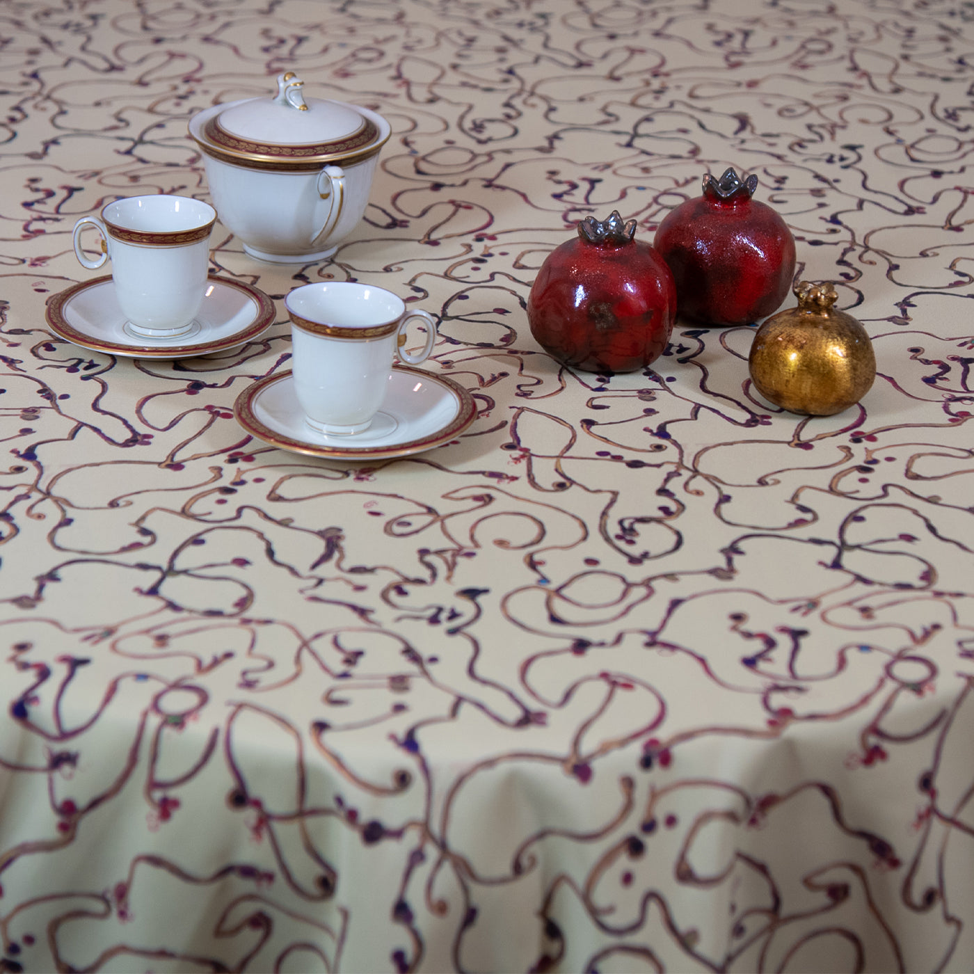 Gocce di Luce Beige Tablecloth - Alternative view 2