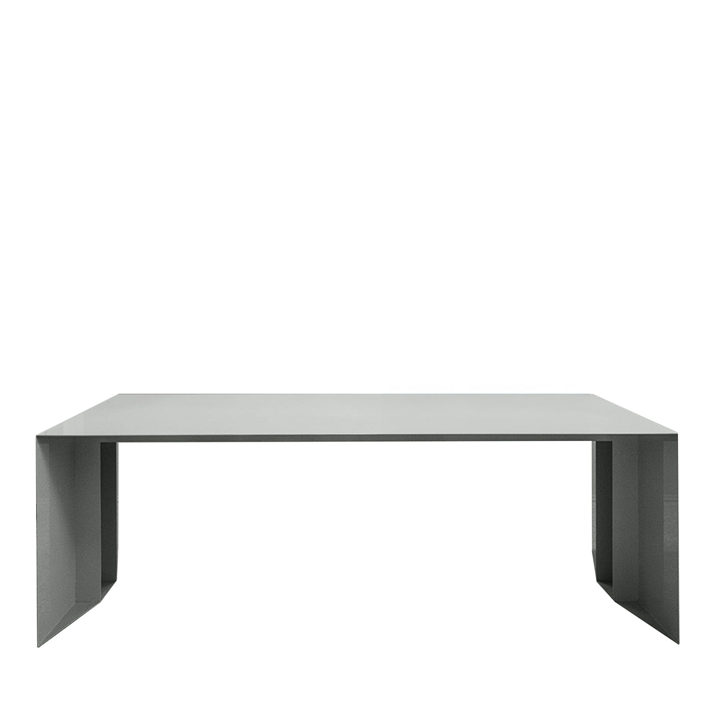 Mesa de comedor de hierro gris S3 - Vista principal