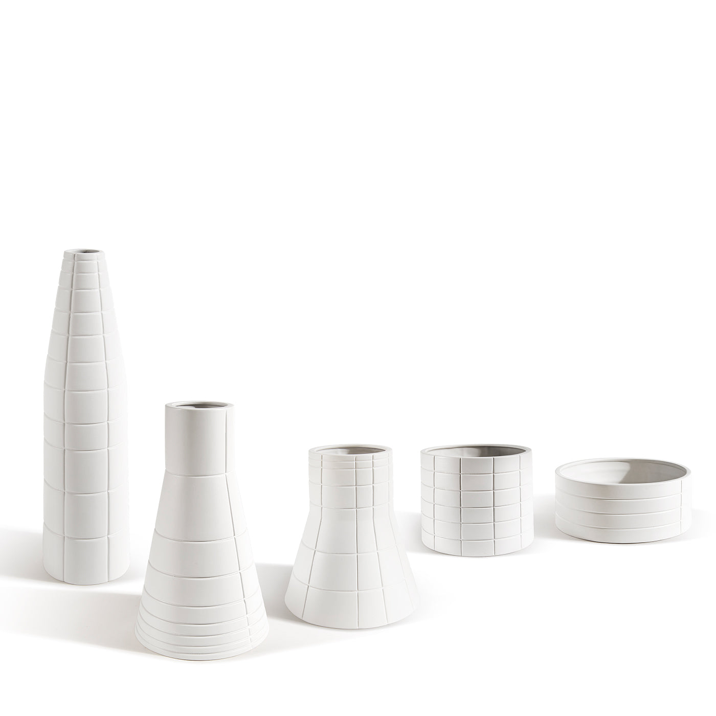 Rikuadra Weiße Keramik-Vase #5 - Alternative Ansicht 1