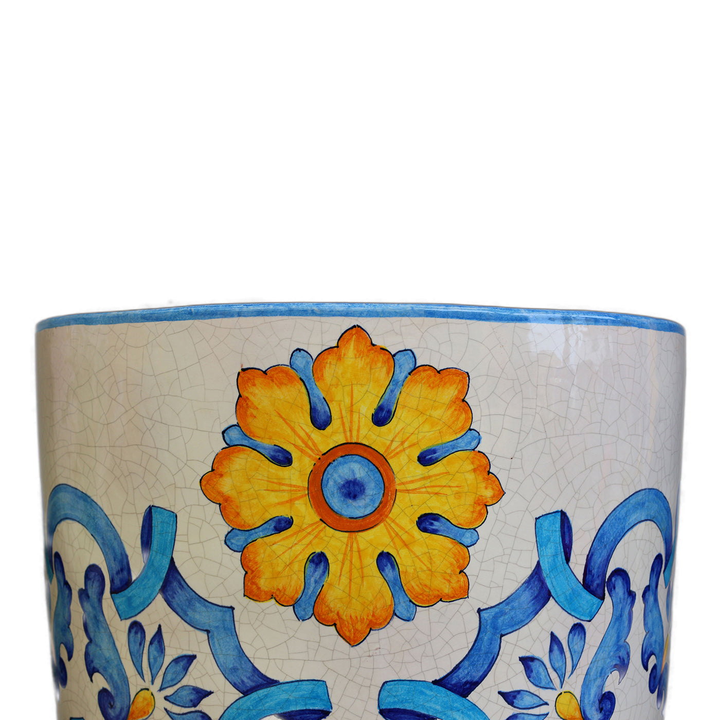 Anemone Sicilia Polychrome Ceramic Vase - Alternative view 3