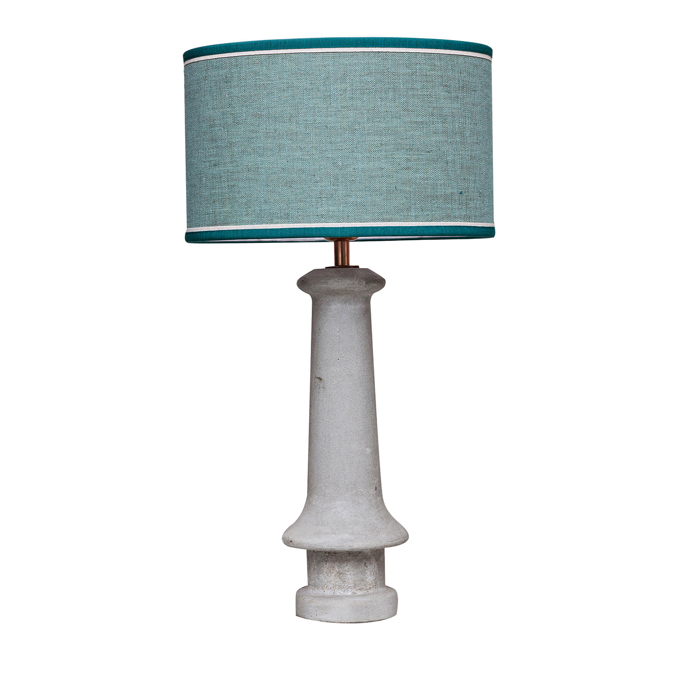 Cement Light Blue Table Lamp - Main view