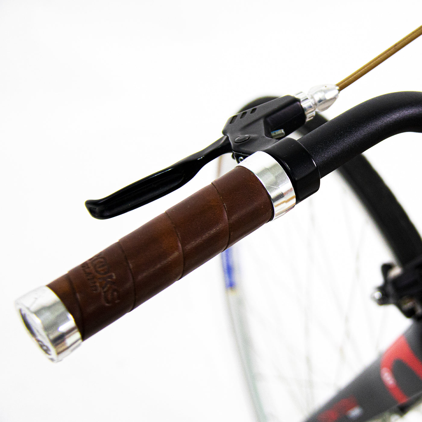 Bicicleta de bambú marrón grava - Vista alternativa 3