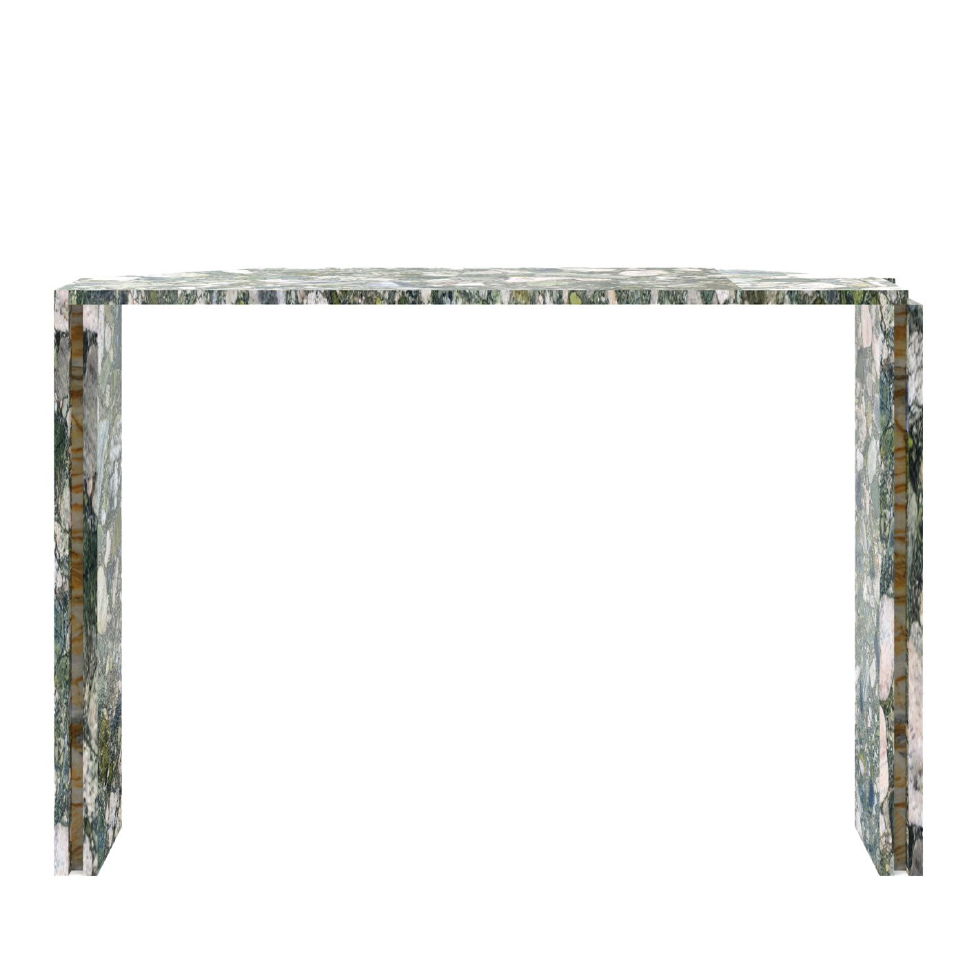 Innis Marinace Verde Marble Console by Paolo Ciacci - Main view