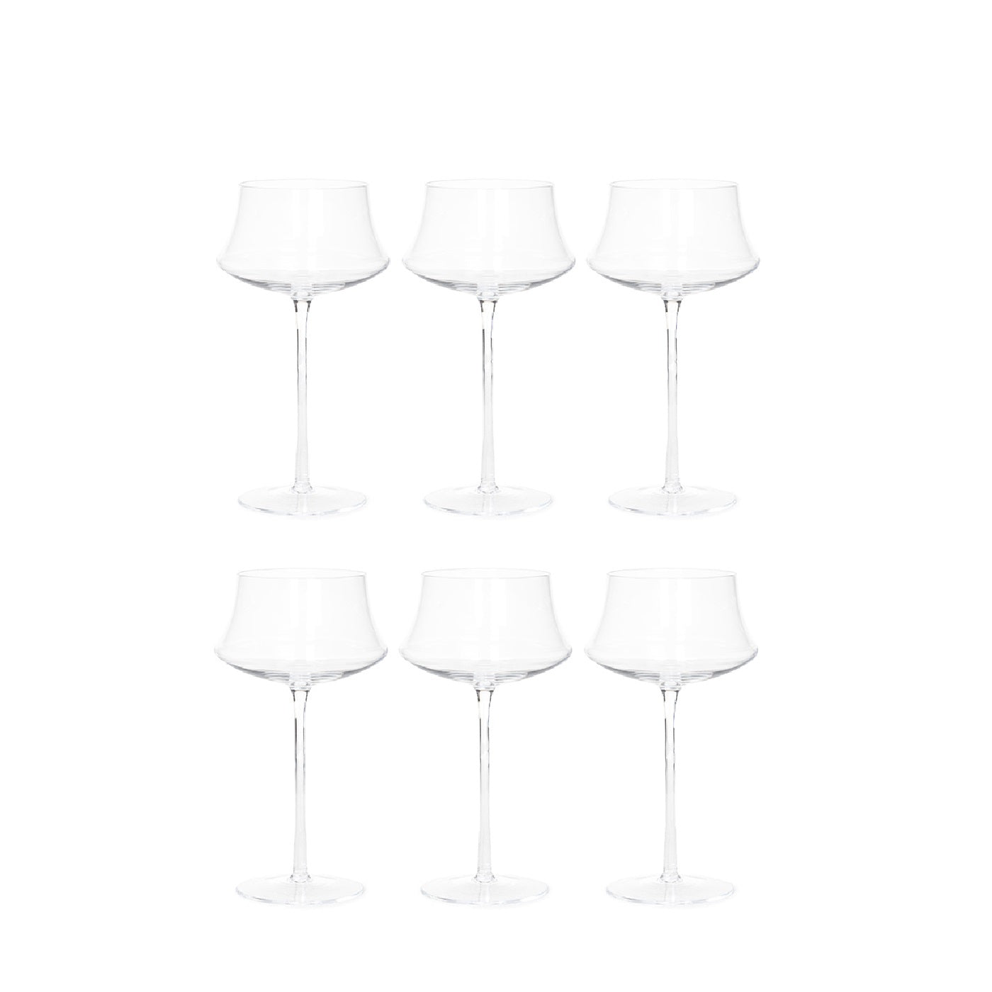 Set of 6 Maxi Minimes Red Wine Goblets - Main view