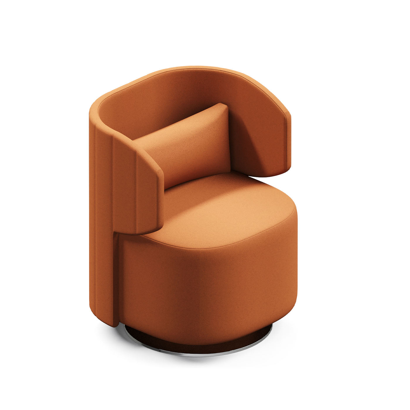 Maji Low Orange Quilted Armchair  - Alternative view 1