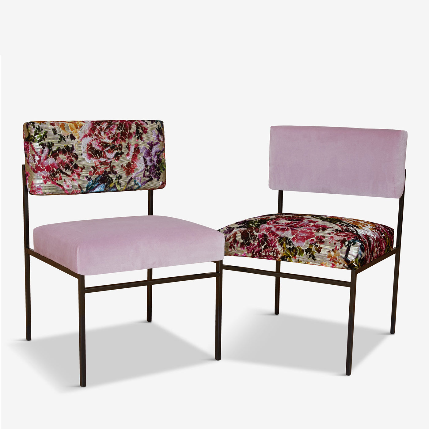 Set of 2 Delicate Tea Party Aurea Dining Chairs - Alternative view 1