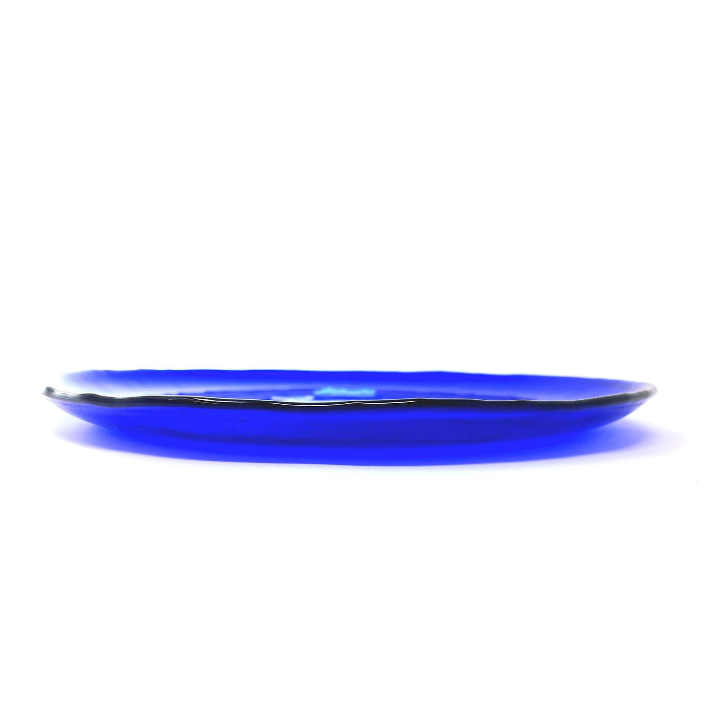 Whale Plate in  Cobalt Blue Glass  - Alternative view 1