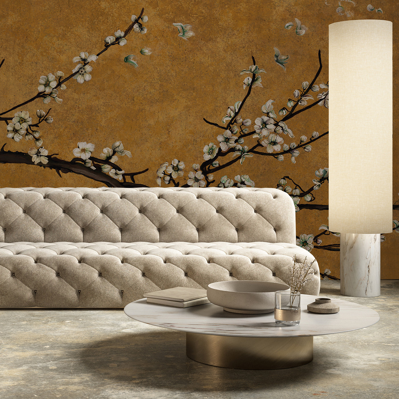 Panel decorativo de lujo Golden Blossom - Vista alternativa 2