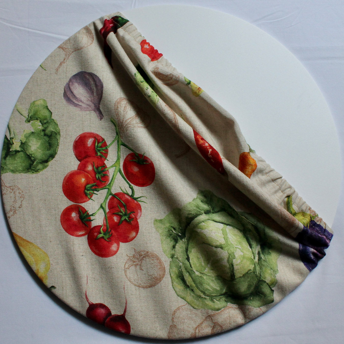 Set de table Cuffiette légumes rond polychrome - Vue alternative 1