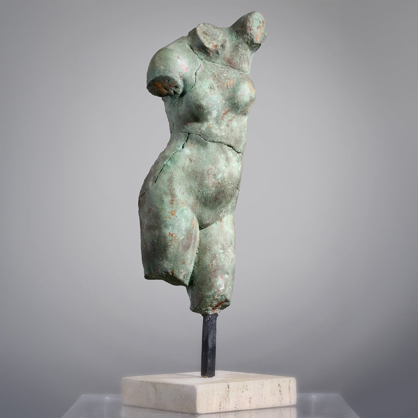 Dorso Donna Frammento piccolo Bronze Statuette - Alternative view 1