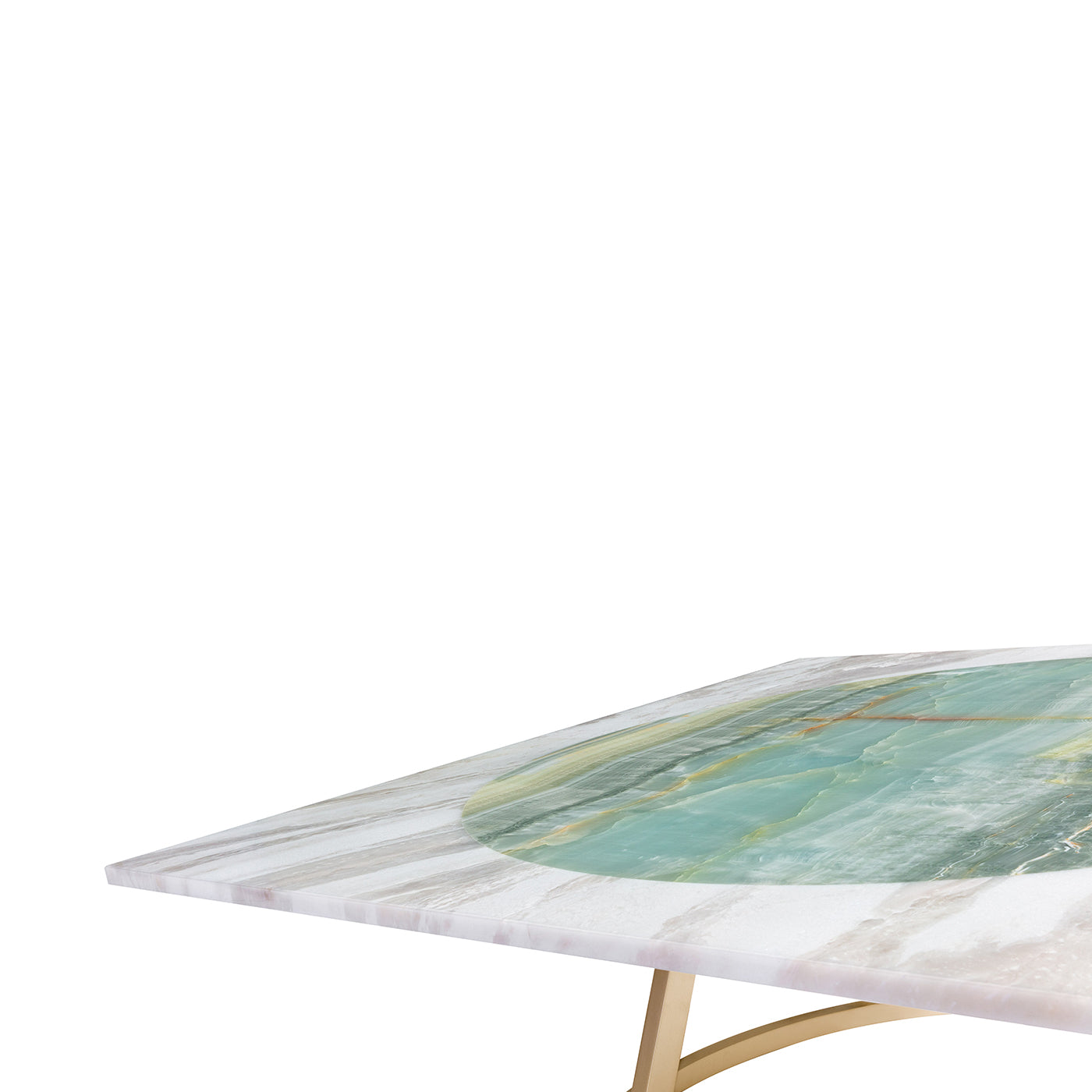 Table basse carrée polychrome Pantheon par Maarten De Ceulaer - Vue alternative 2