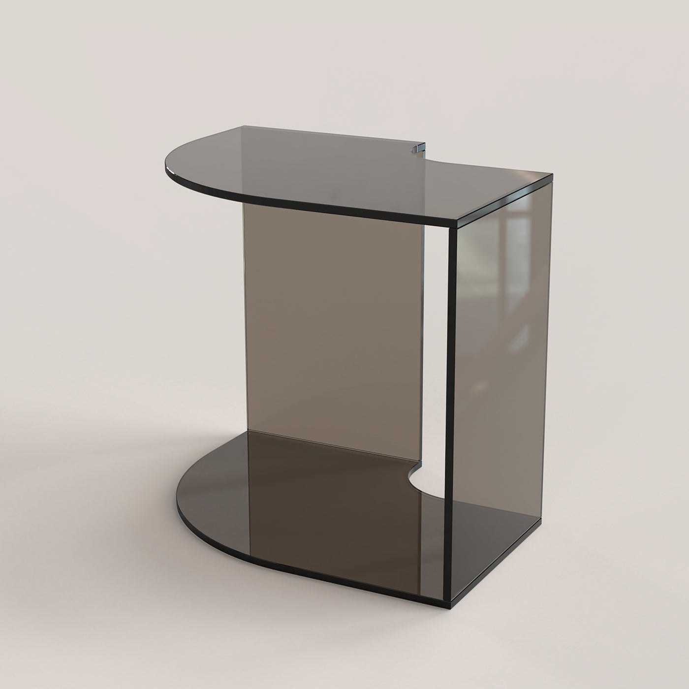 Tavolino Quarter V1 in vetro - Vista alternativa 1