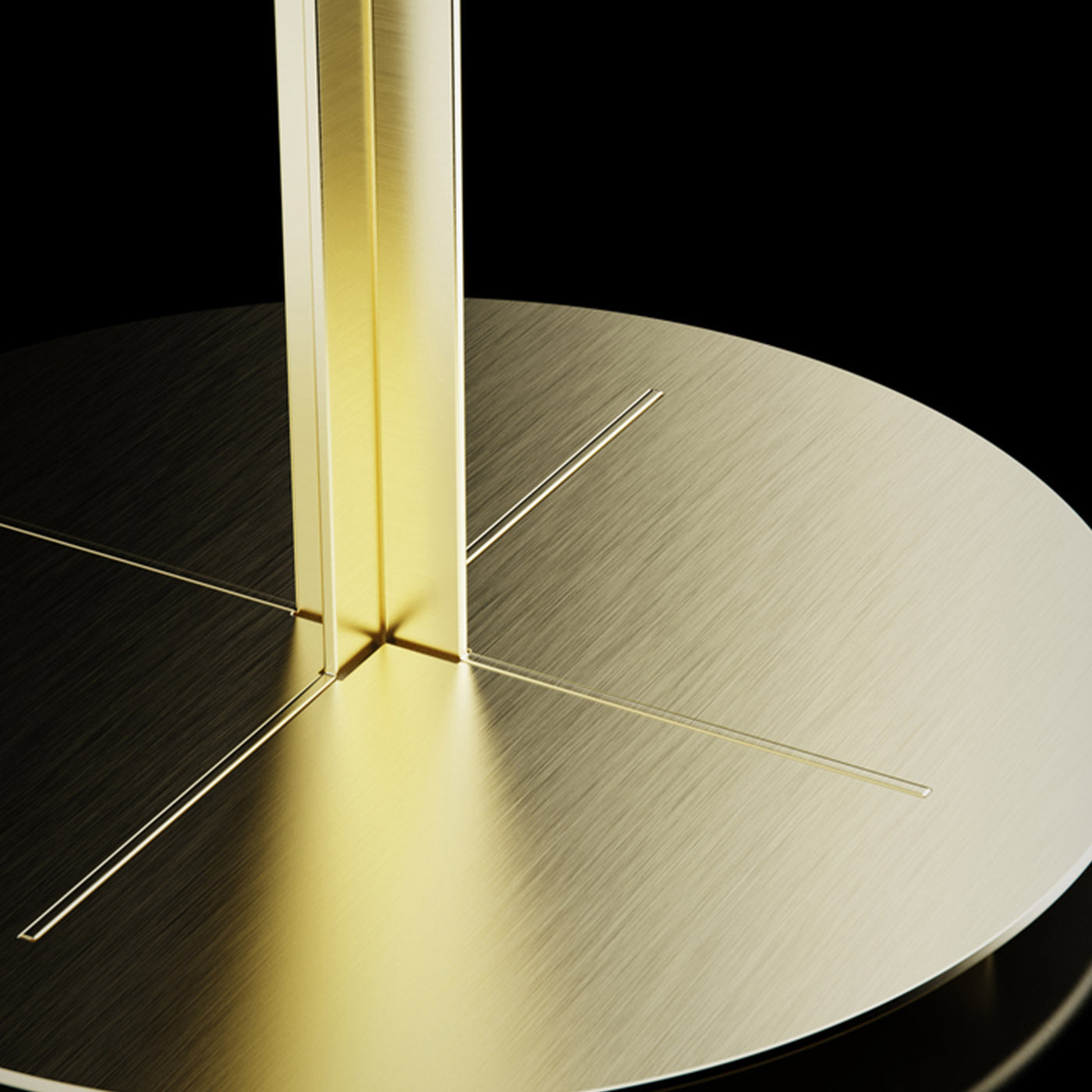 ED021 Brass Side Table - Alternative view 1