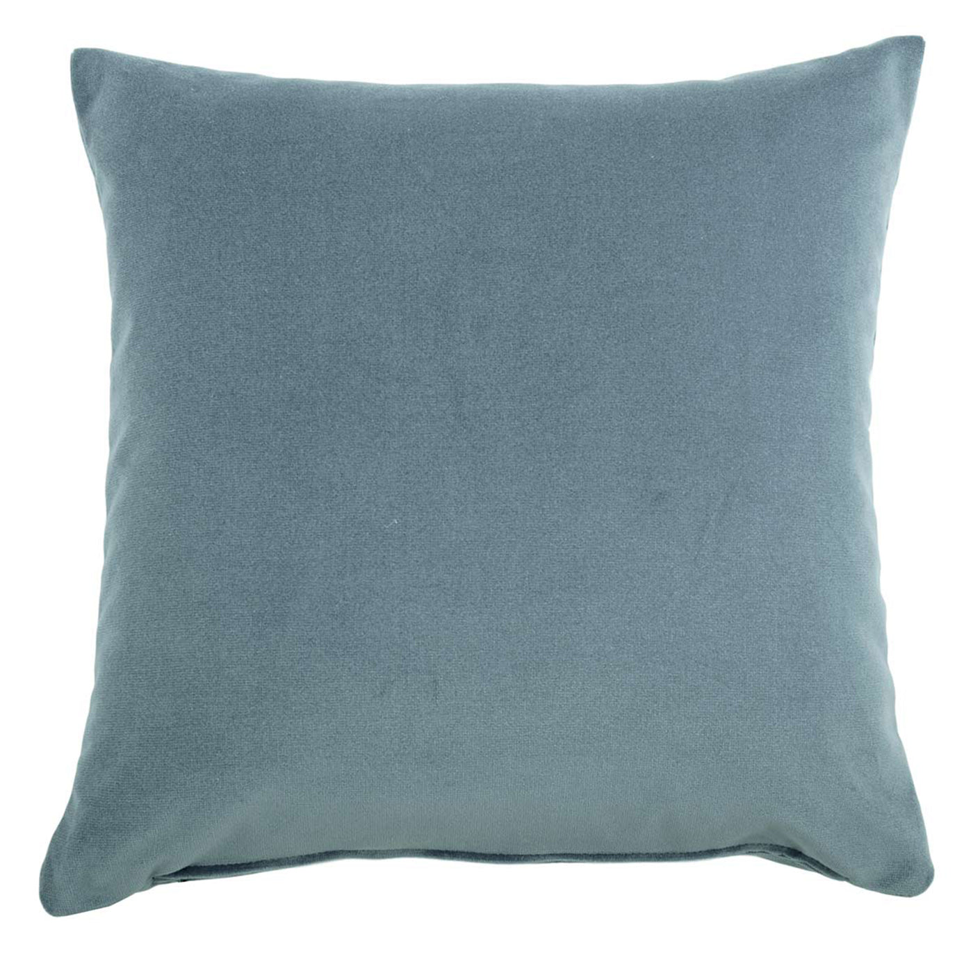 Silver square Carrè Cushion in Dry Stone Jacquard Fabric - Alternative view 1