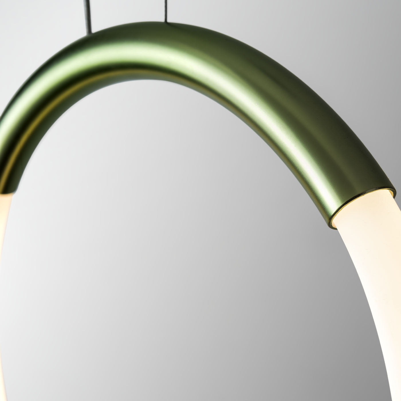 Suspensión de metal verde mate Loop - Vista alternativa 2