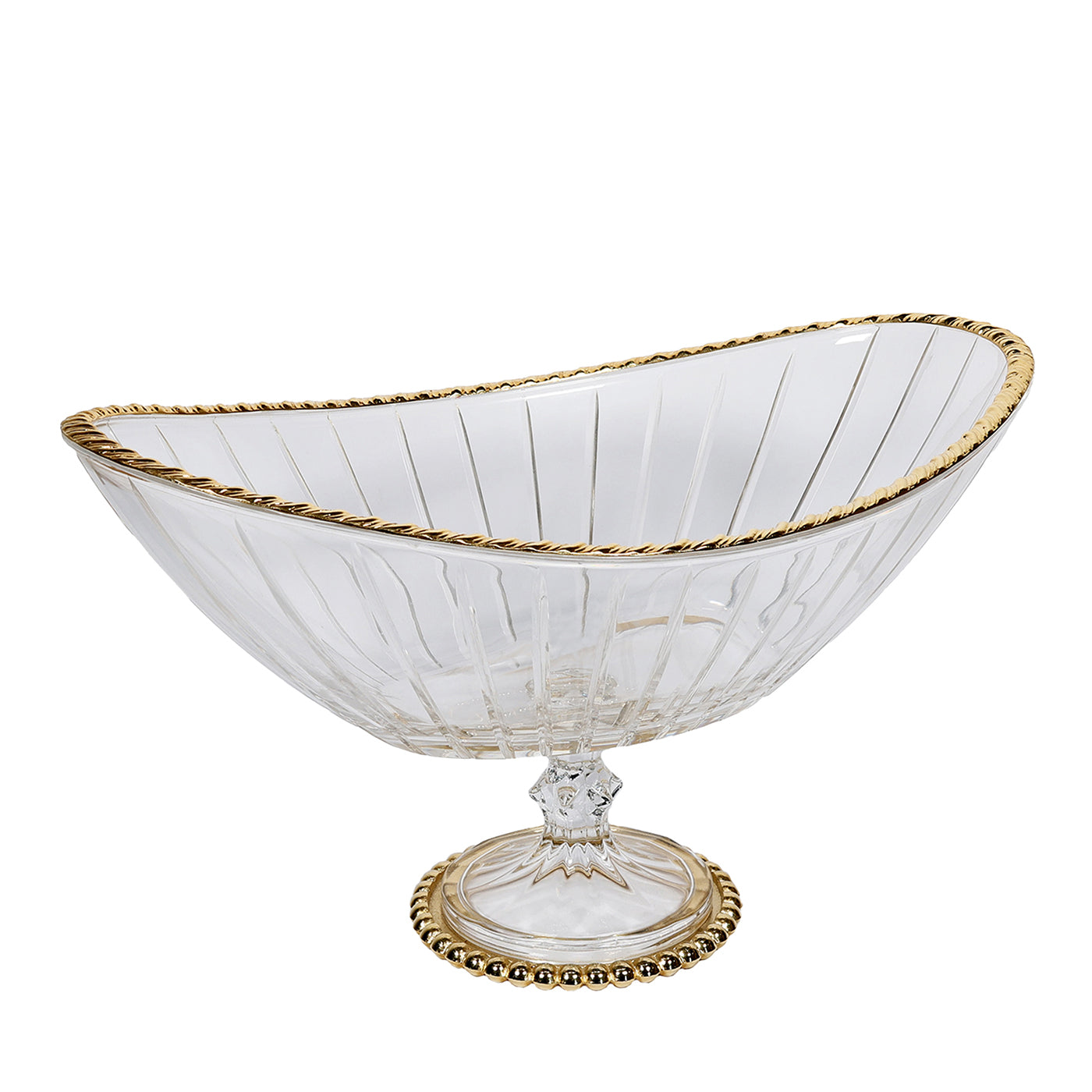 Accademia Glass Centerpiece with 24K Gold - Main view
